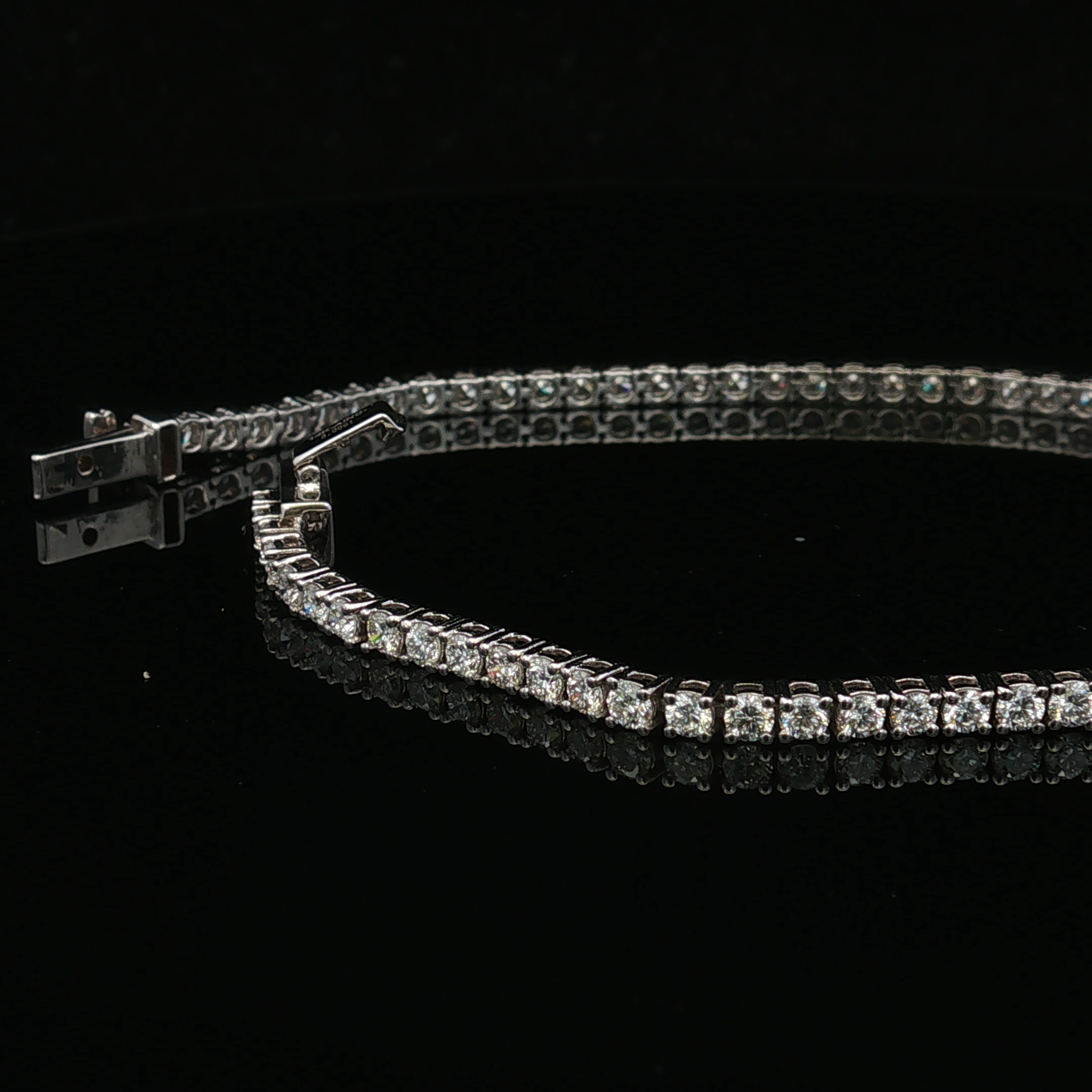 Jovie 14KW Lab Grown Diamond Tennis Bracelet