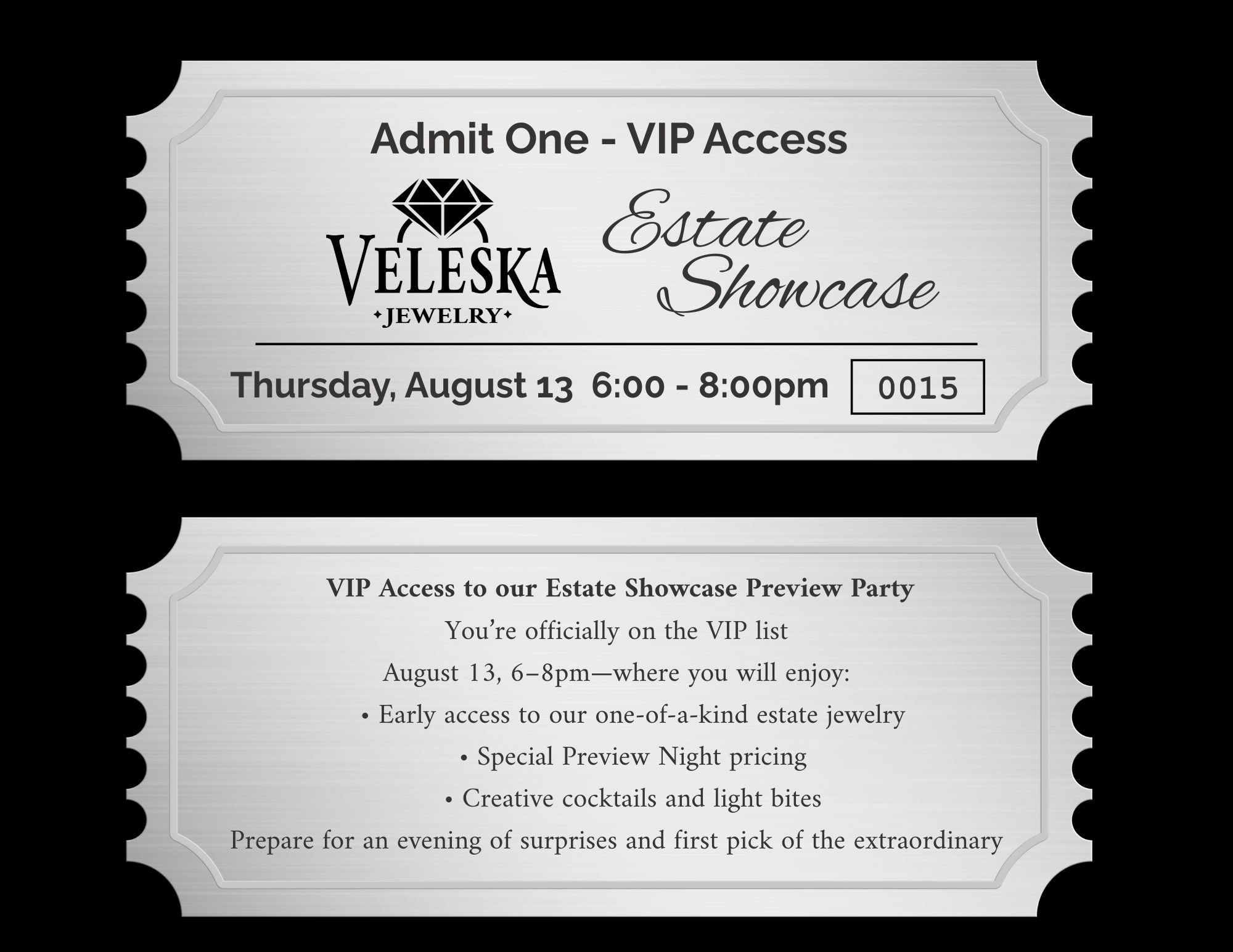 Estate Showcase Preview Party – VIP Ticket