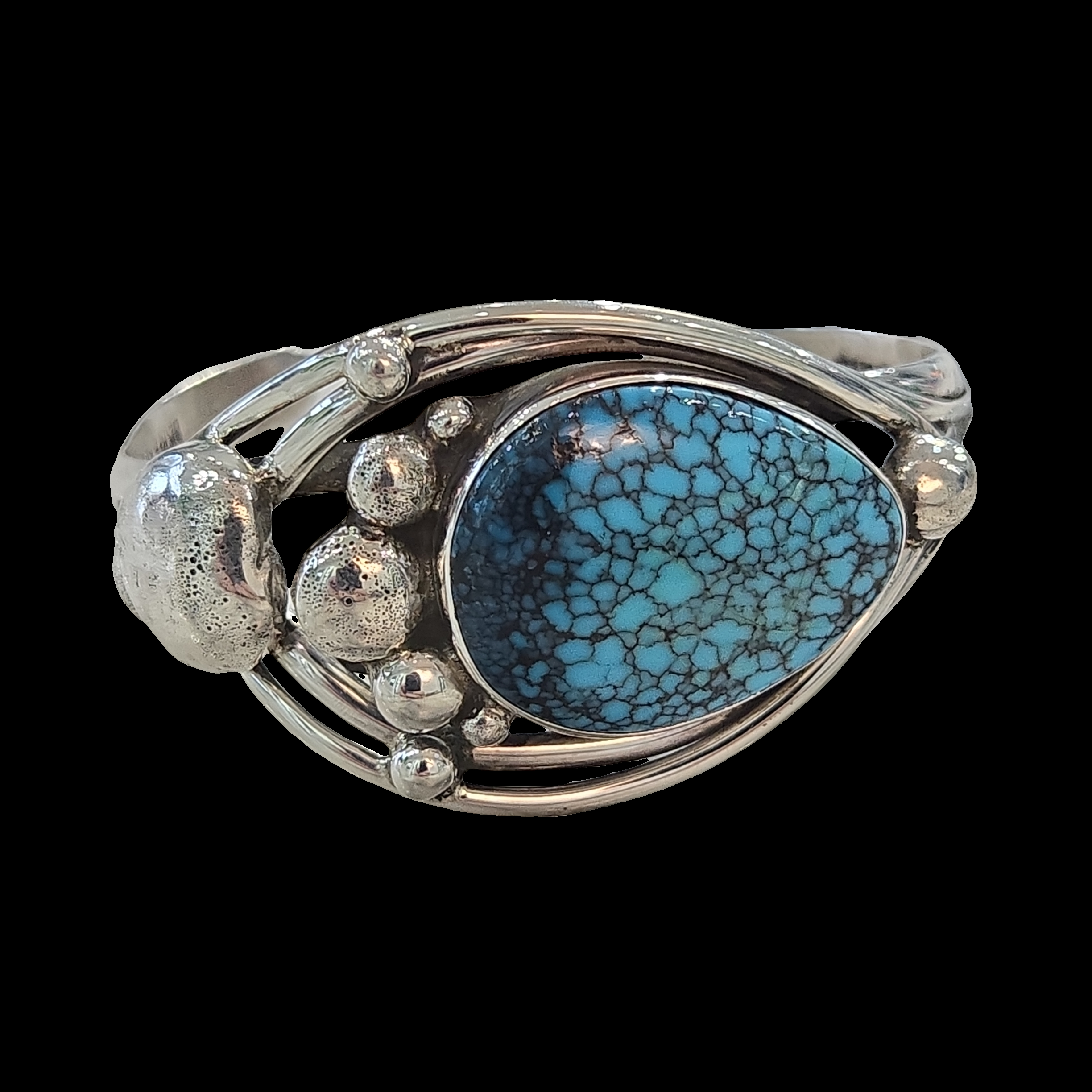 Spiderweb Hubei Turquoise Cuff
