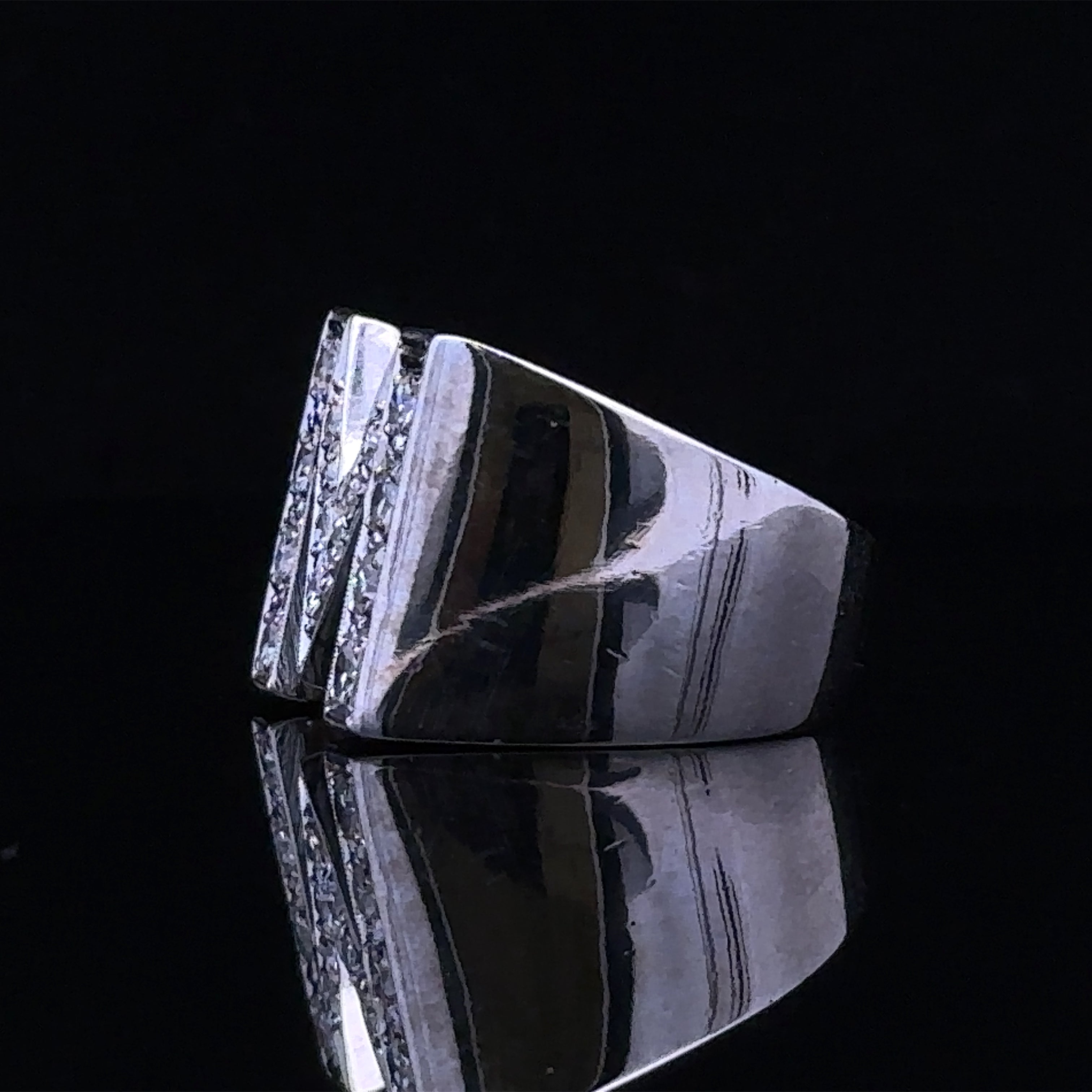 Justice M or W Initial Ring