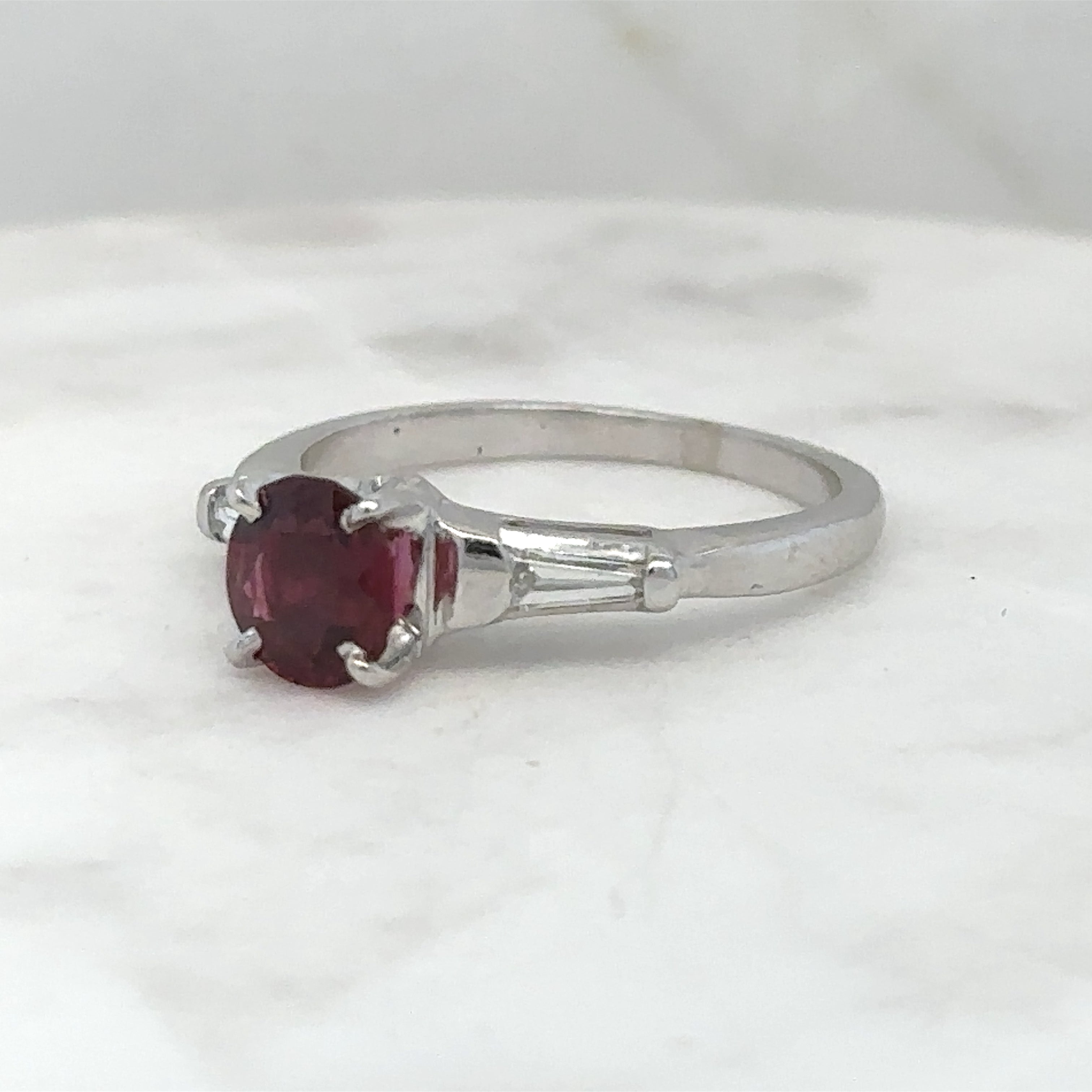 Salem Red Spinel Ring