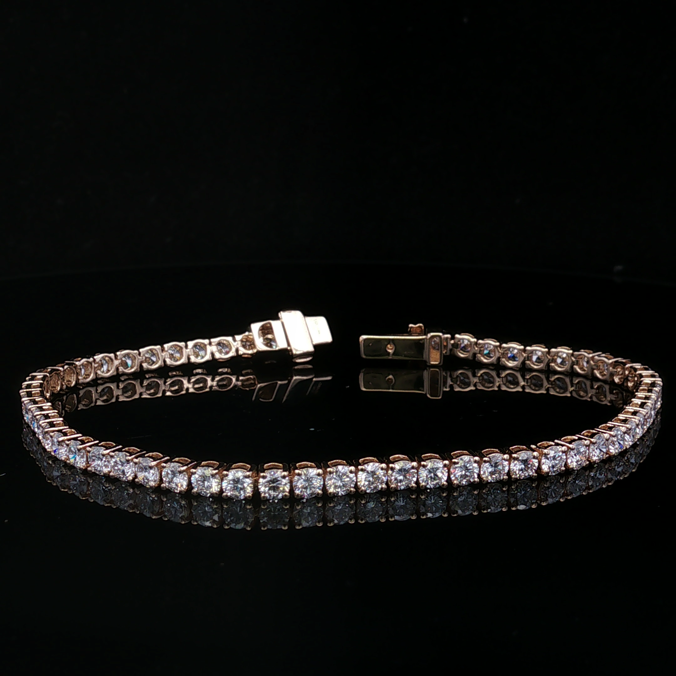 Leona 14KY Lab Grown Diamond Tennis Bracelet