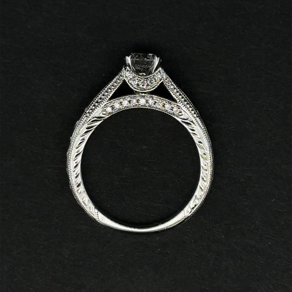 Neil Lane inspired round diamond engagement ring