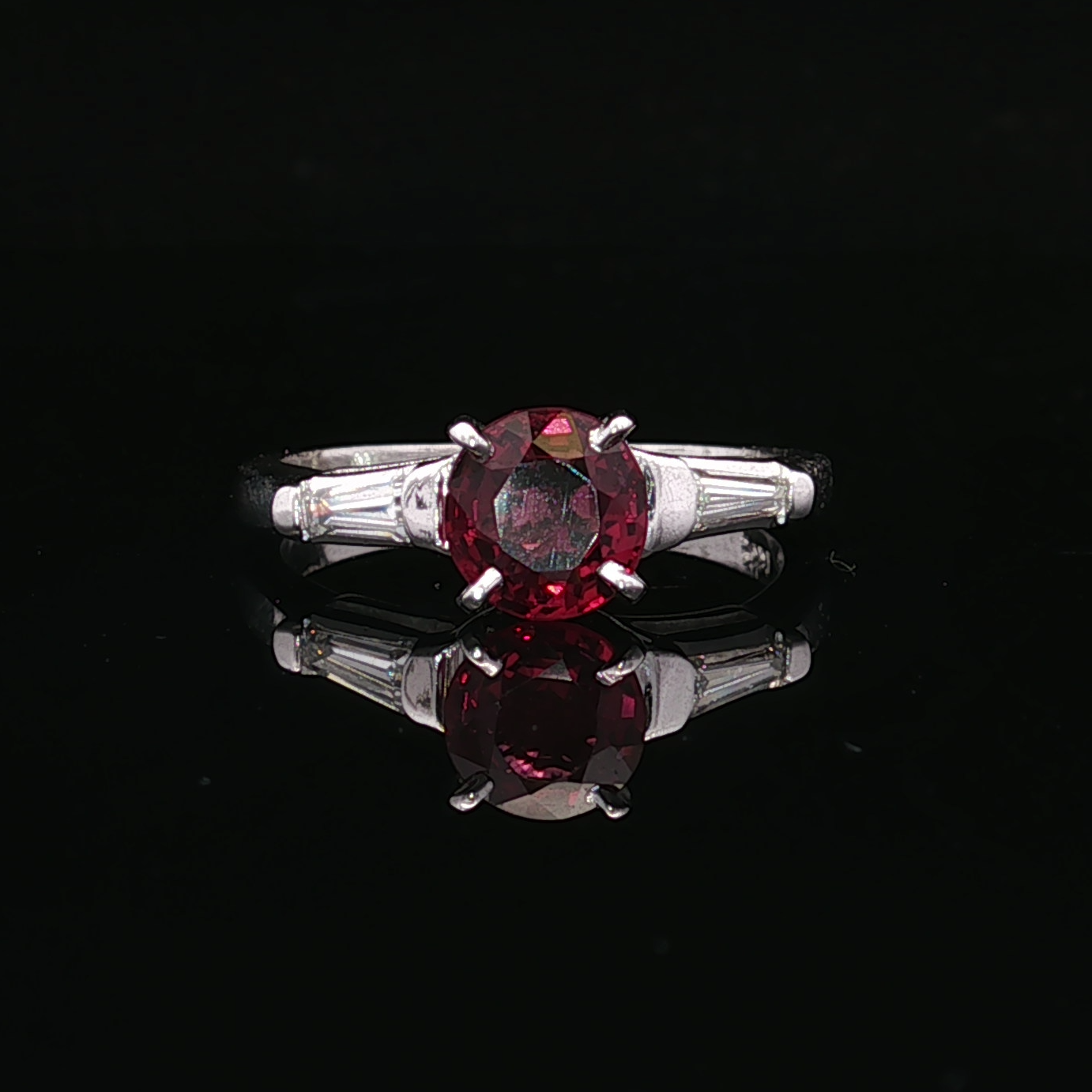Salem Red Spinel Ring