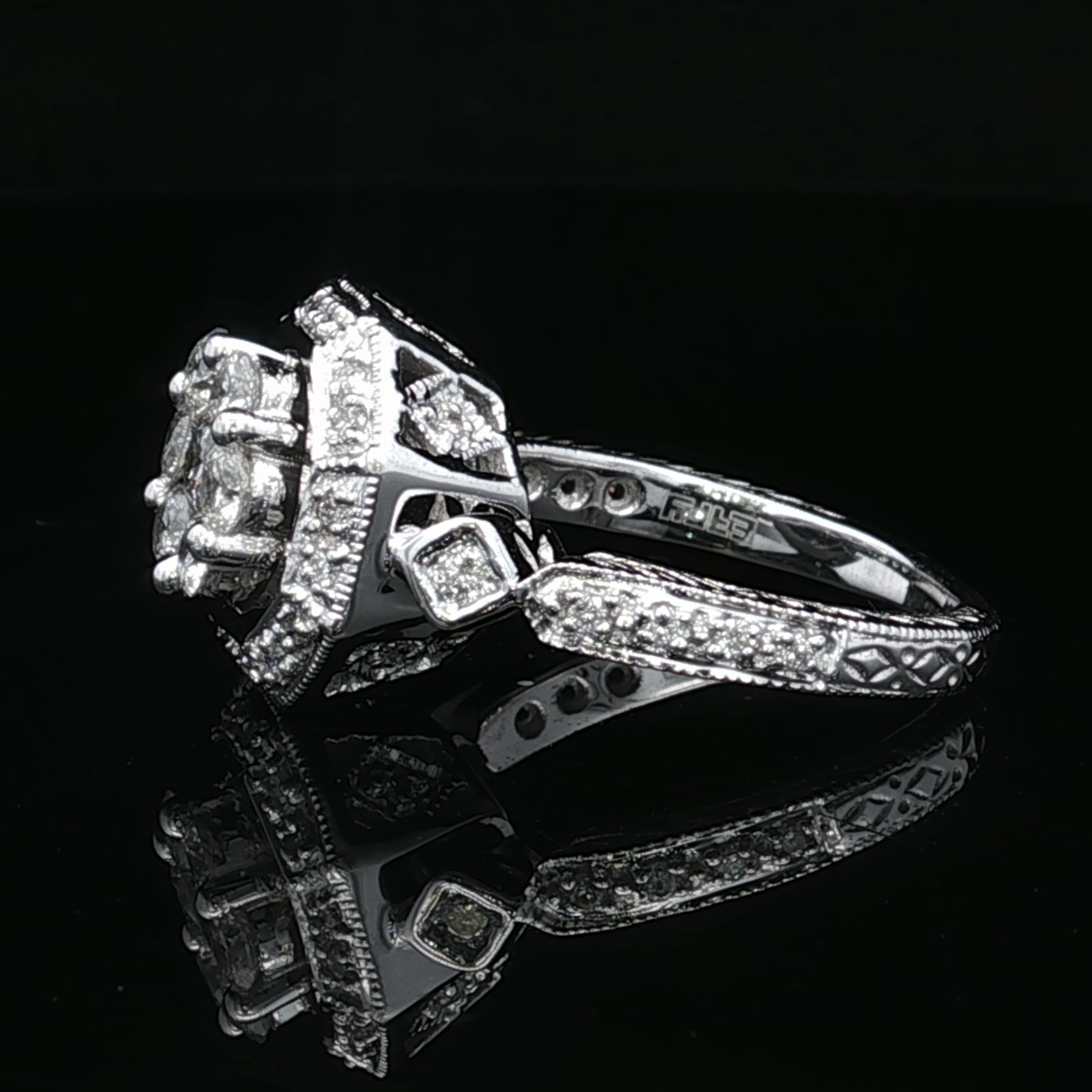 Bernadette Effy White 14K Diamond Ring