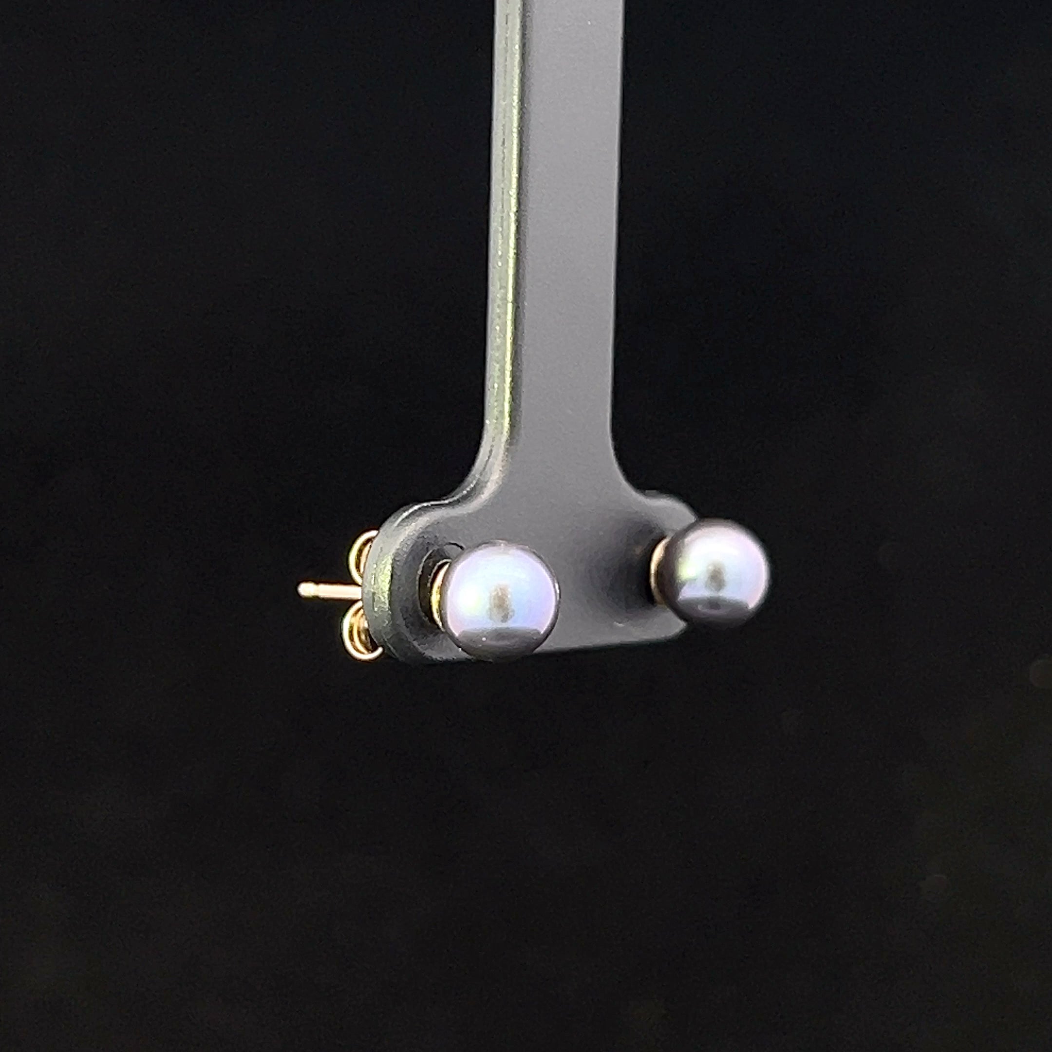 Lorelai 14K Yellow Gold Peacock Honora Pearl Stud Earrings