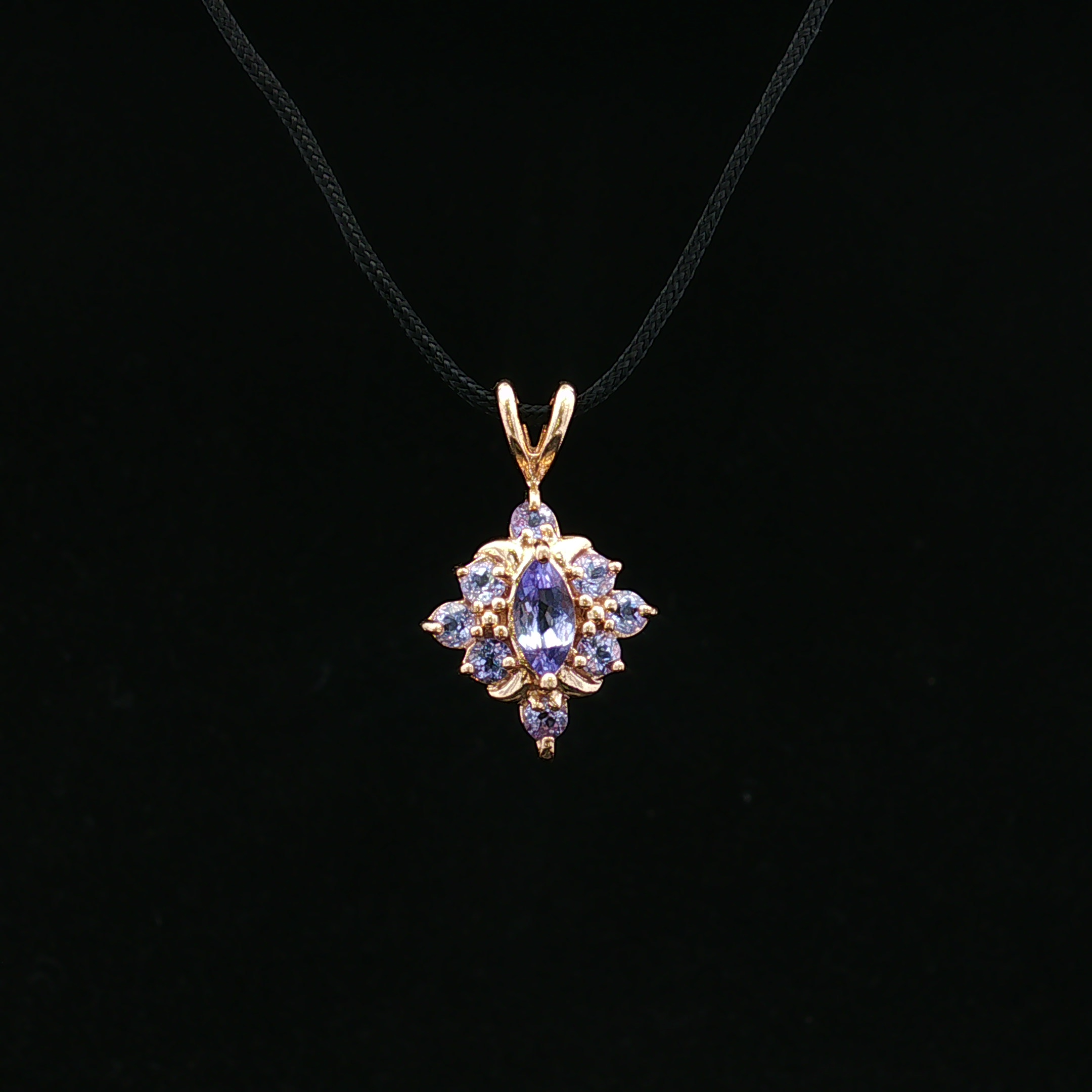 Quinna 14KY .65 CTW Tanzanite Pendant