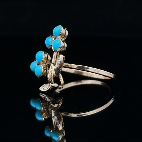 Sariyah artisan-style 14K gold ring size 4.5