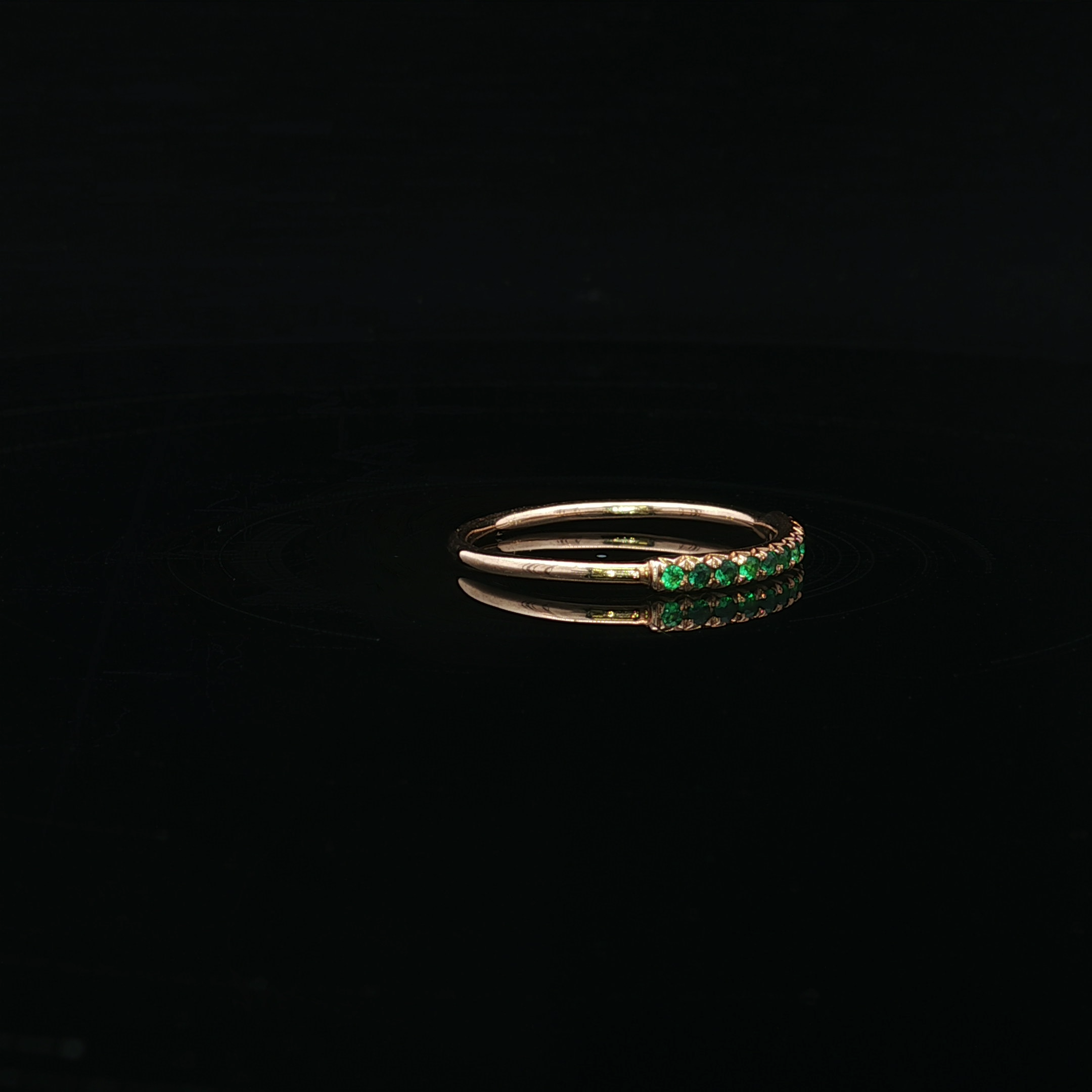 Magdalena 18KY Emerald Ring