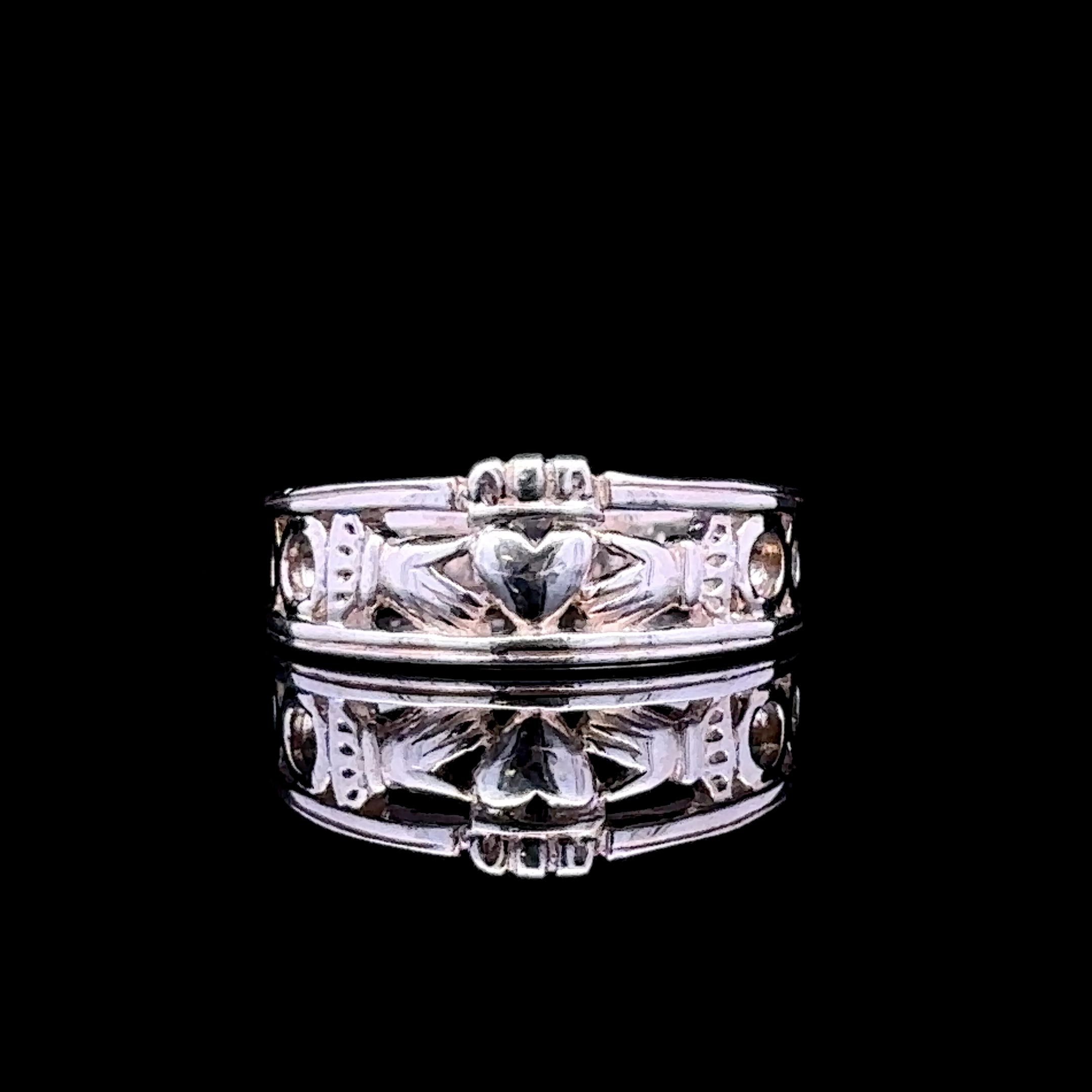 Kyla Sterling Silver Claddagh Ring