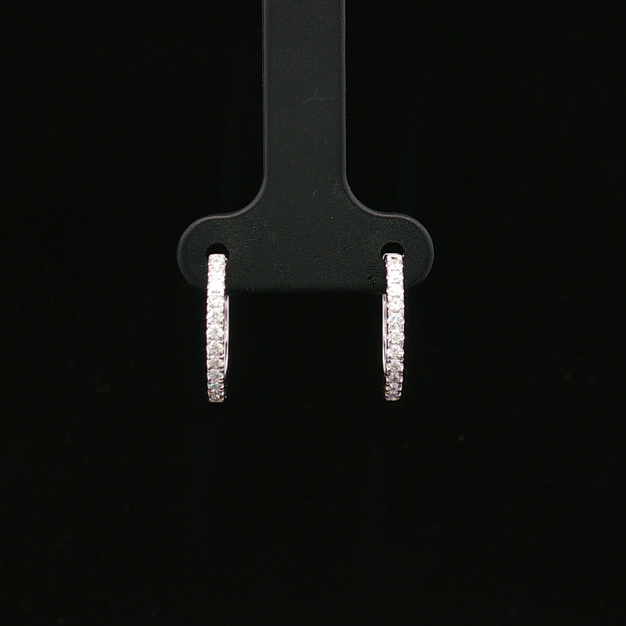 Elondra 14KW Lab Grown Diamond Hoops