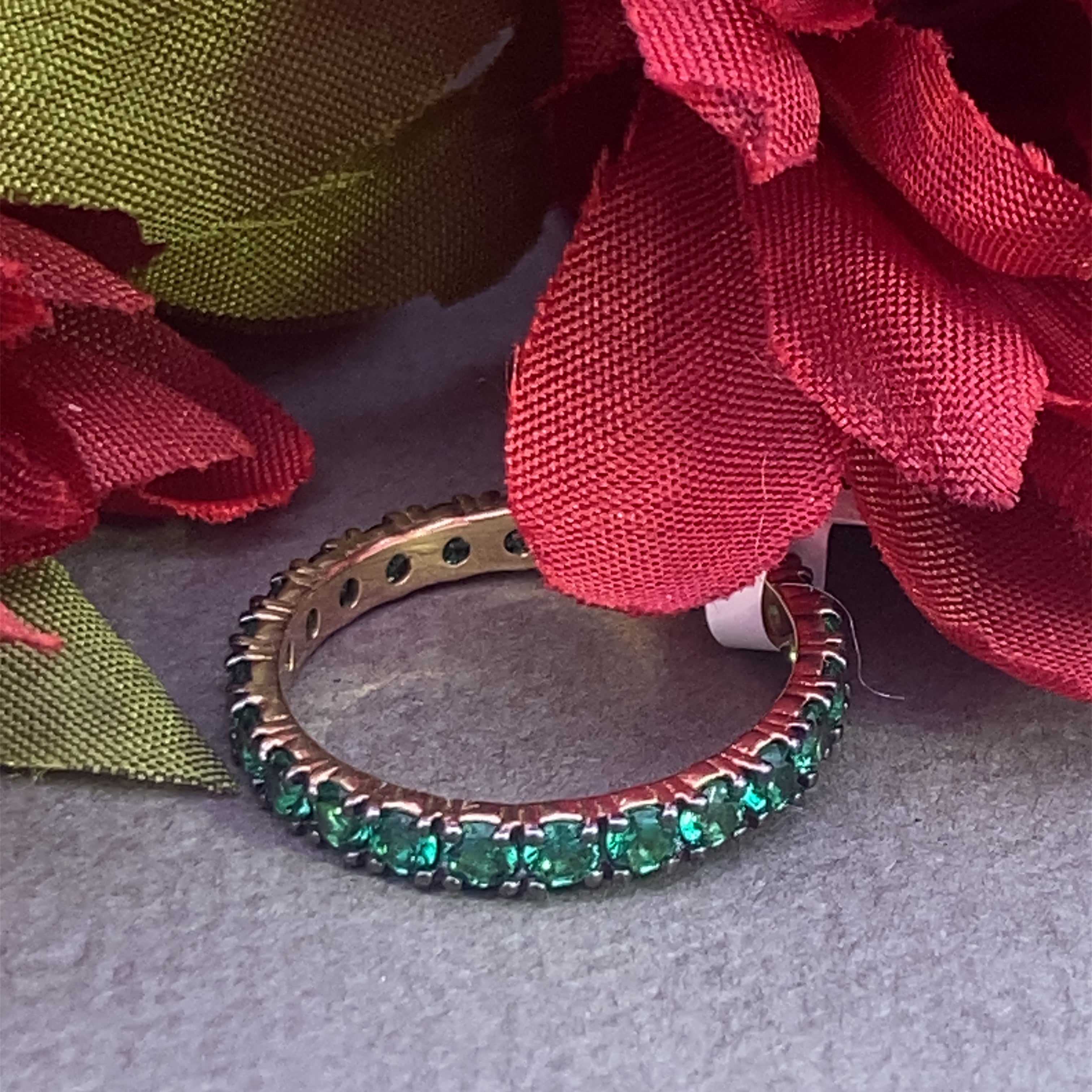 Selena Tsavorite Ring