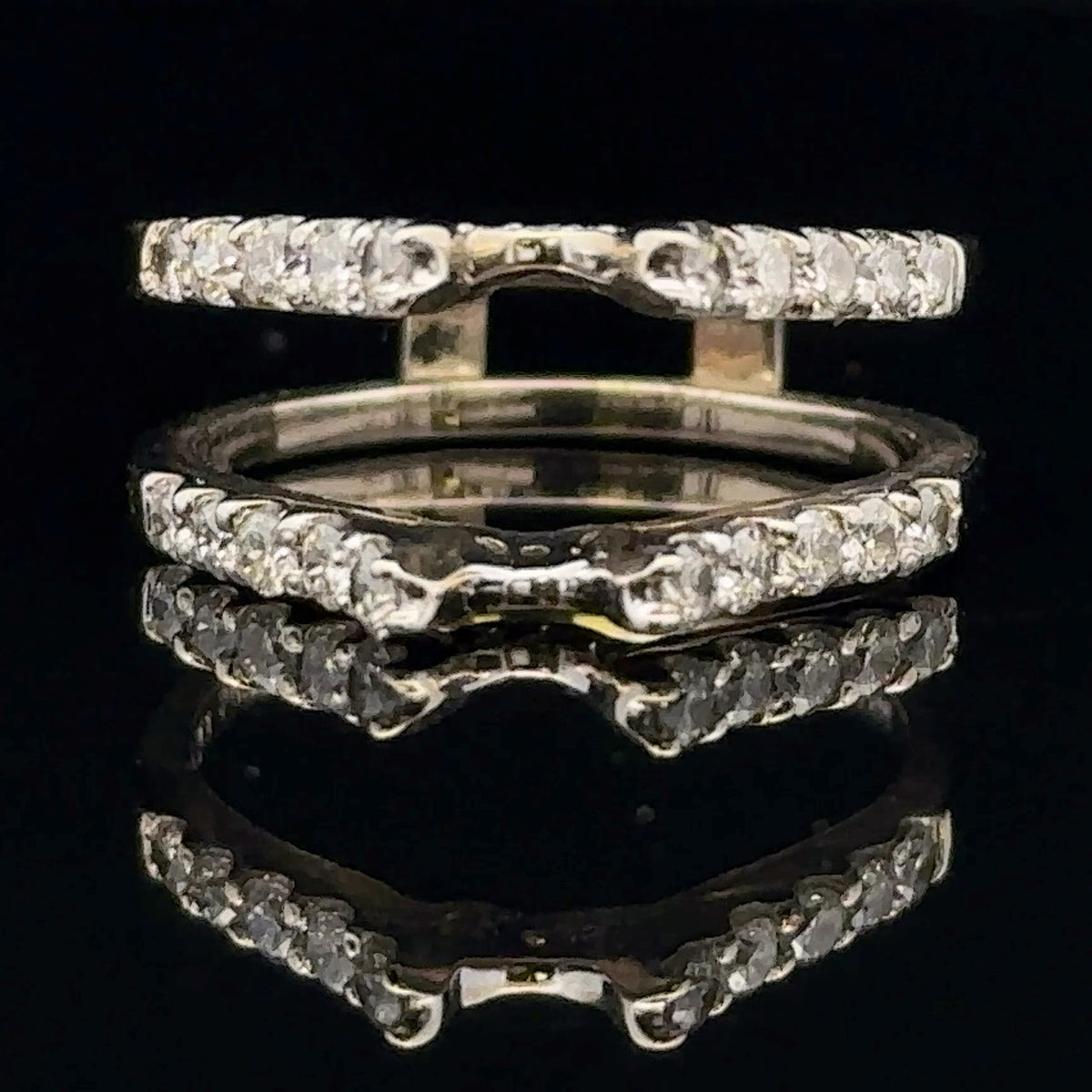 Alanna 14K Yellow Gold .80 CTW Diamond Guard Ring