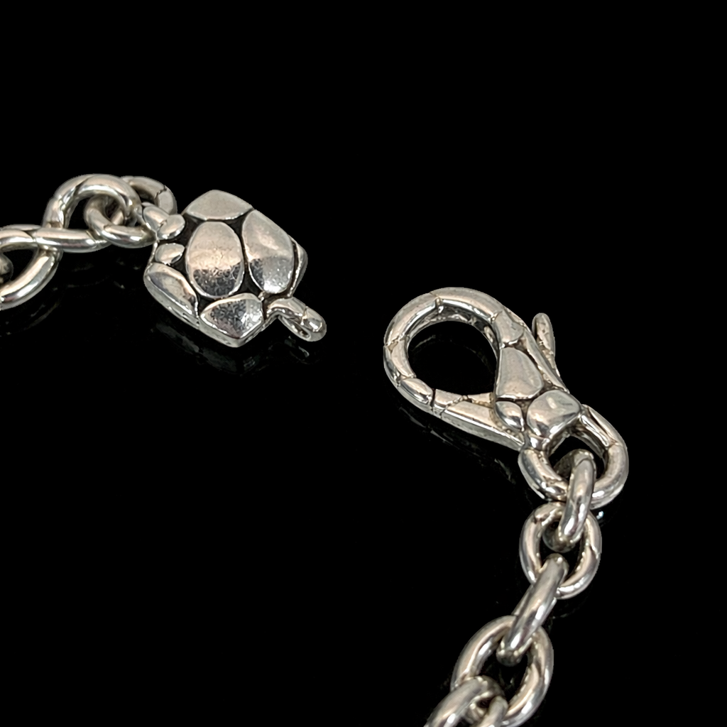 John Hardy Sterling Silver Pebble Necklace