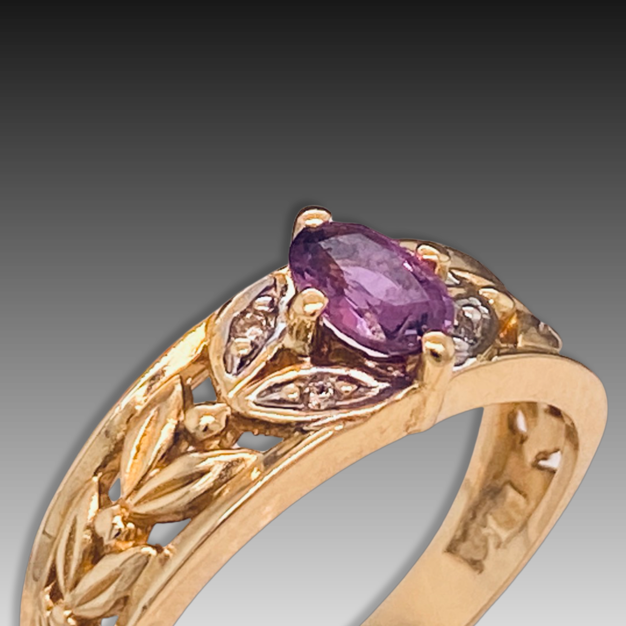 Luisa Amethyst Ring