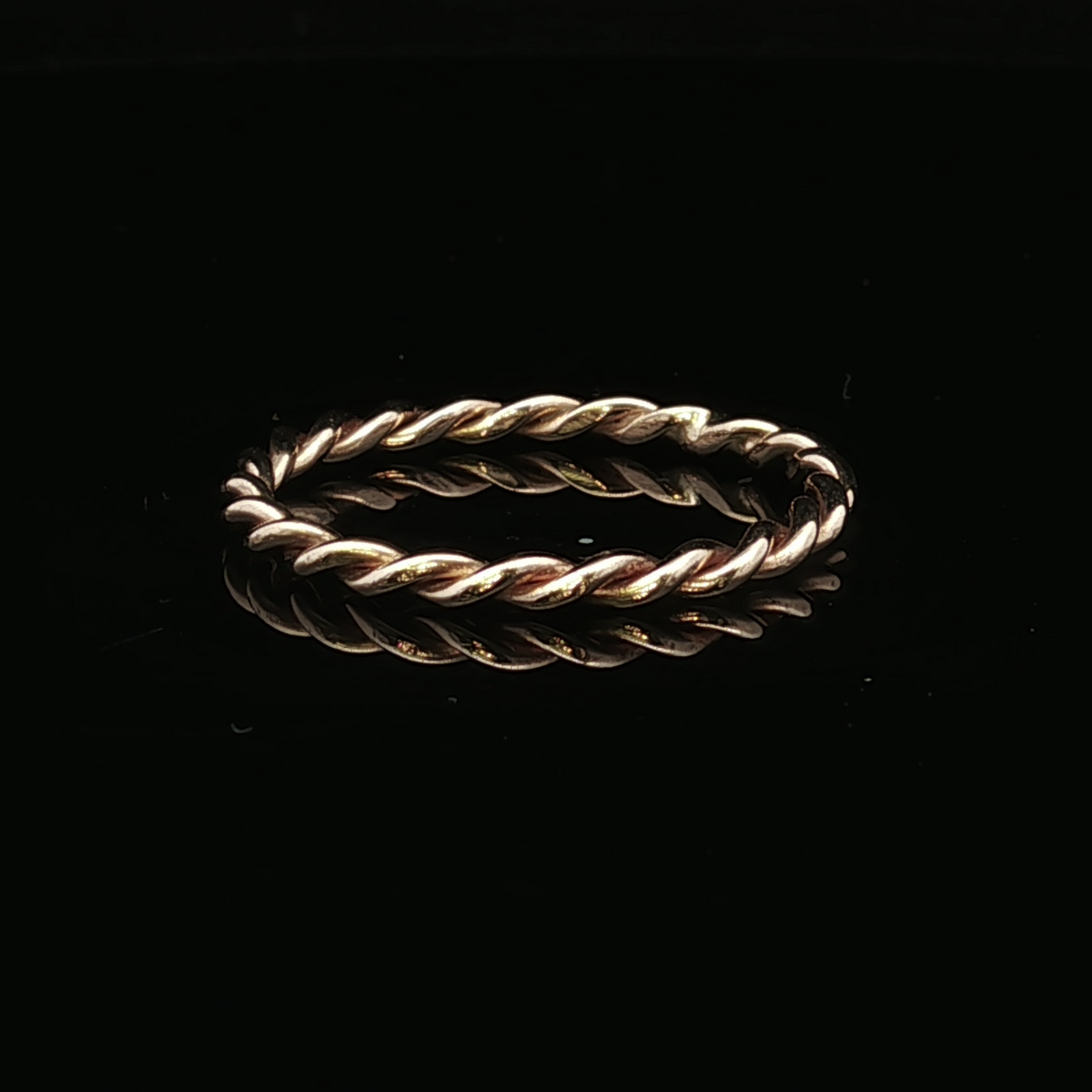 Ensley 2mm Twisted Rope Band in 14K Yellow Gold by Kathryn