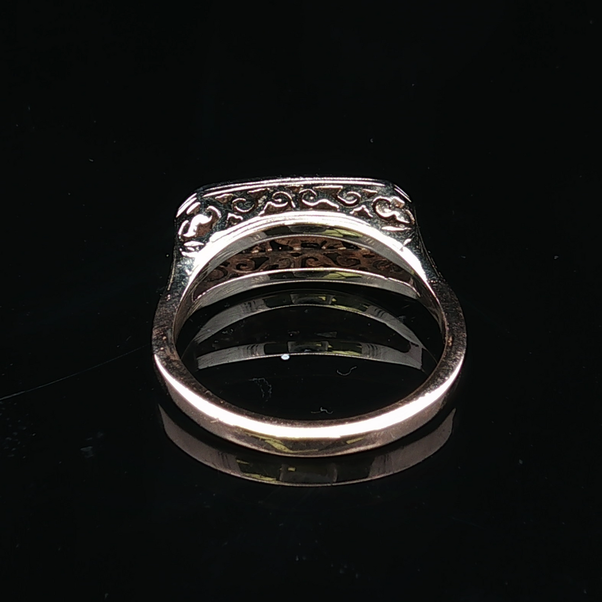 Millicent Two-Tone Vintage Diamond Ring