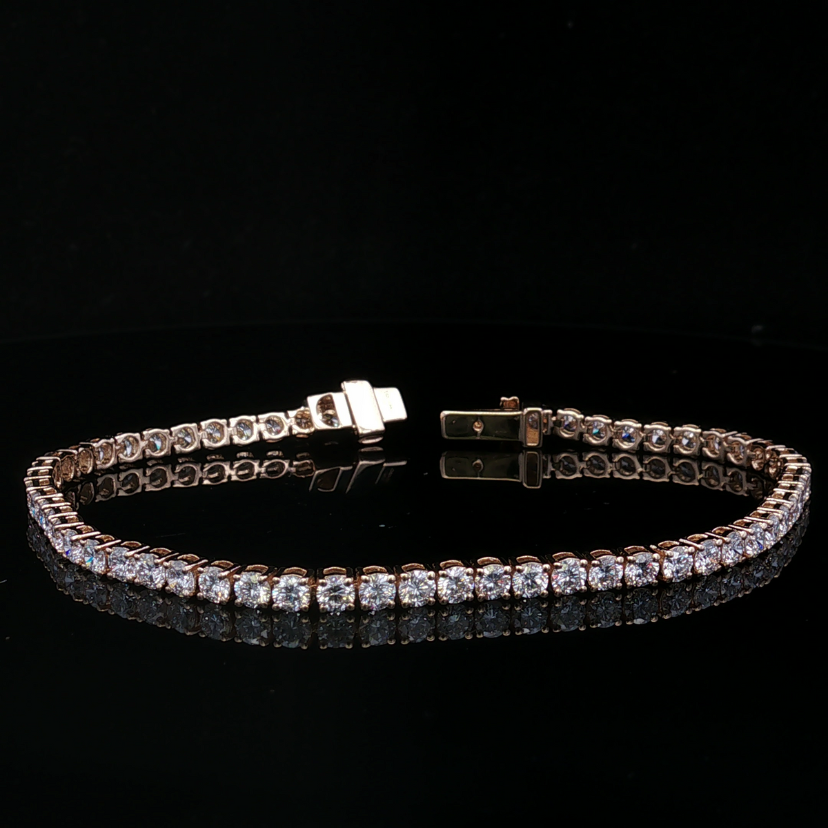 Leona 14KY Lab Grown Diamond Tennis Bracelet
