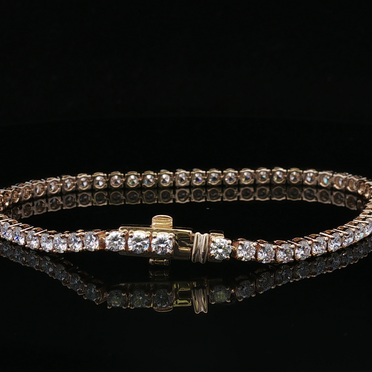 Leona 14KY Lab Grown Diamond Tennis Bracelet
