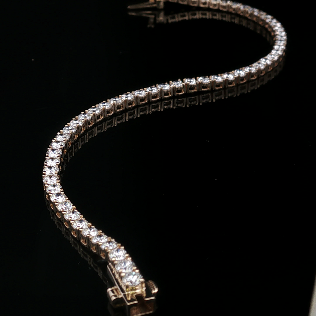 Leona 14KY Lab Grown Diamond Tennis Bracelet