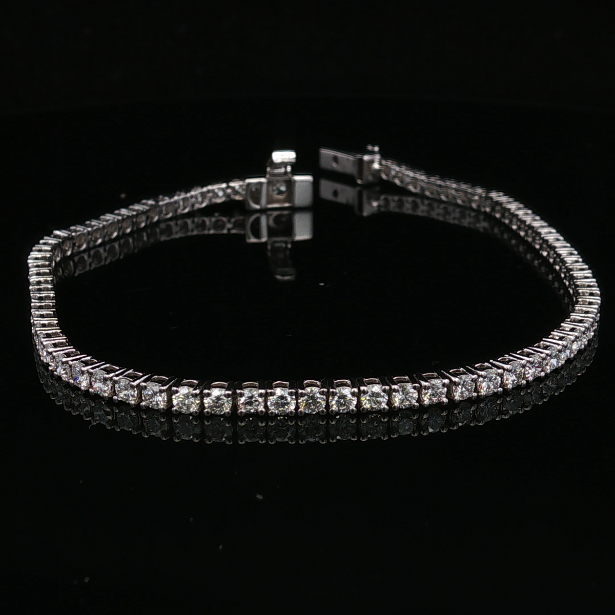 Jovie 14KW Lab Grown Diamond Tennis Bracelet