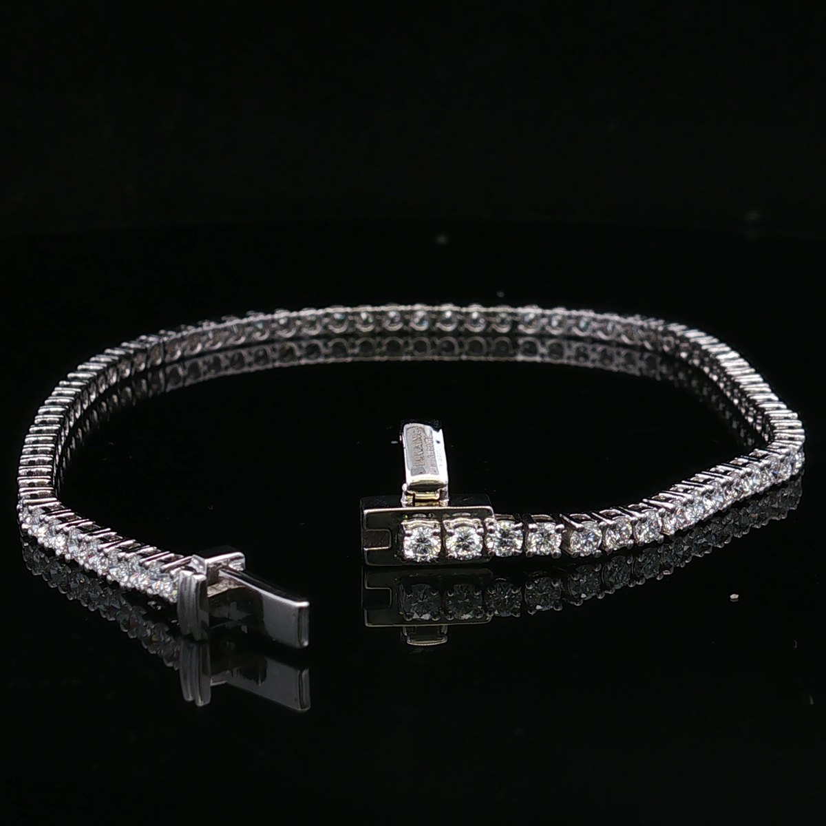 Jovie 14KW Lab Grown Diamond Tennis Bracelet
