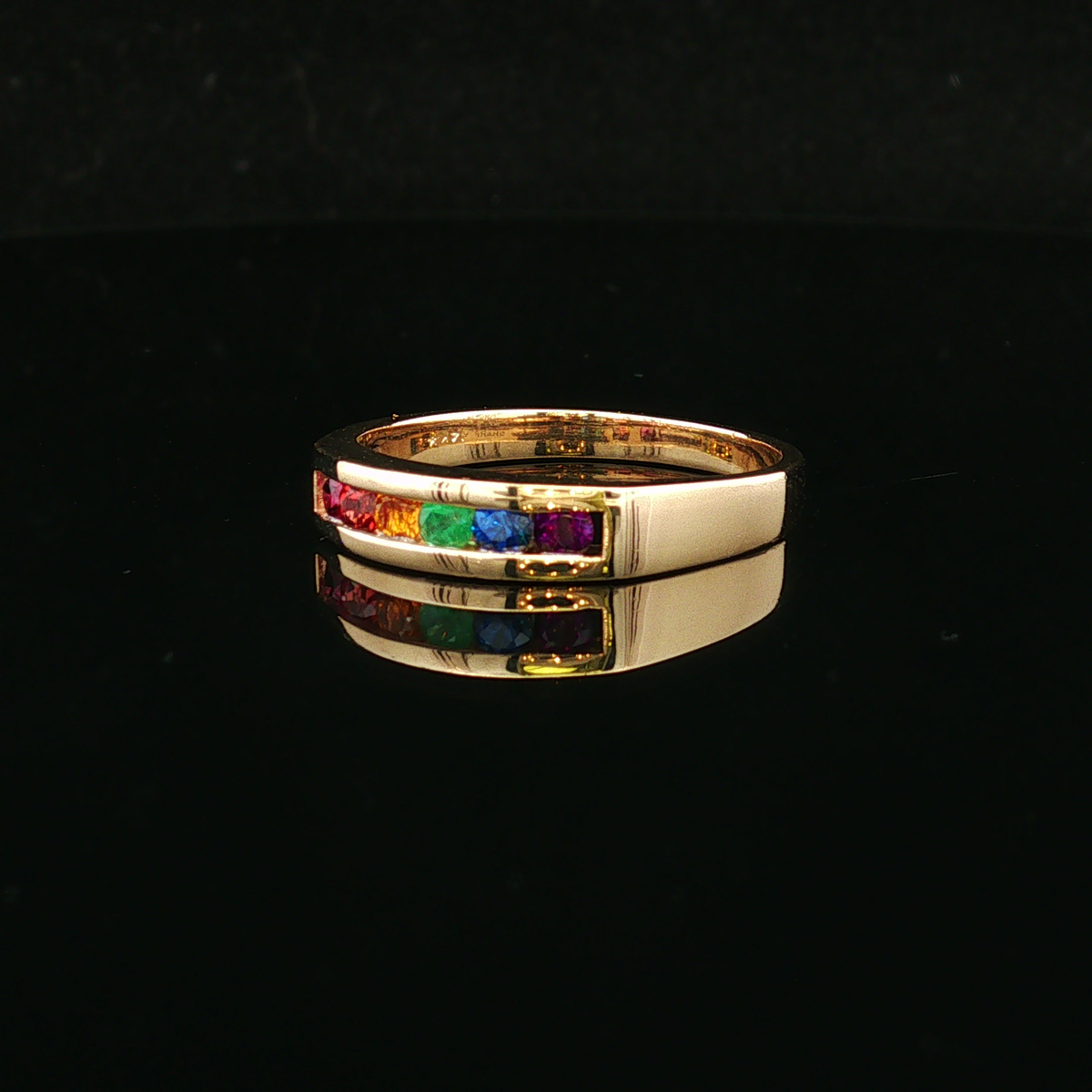 Thealynn 14K Yellow Gold Multi Gemstone Ring