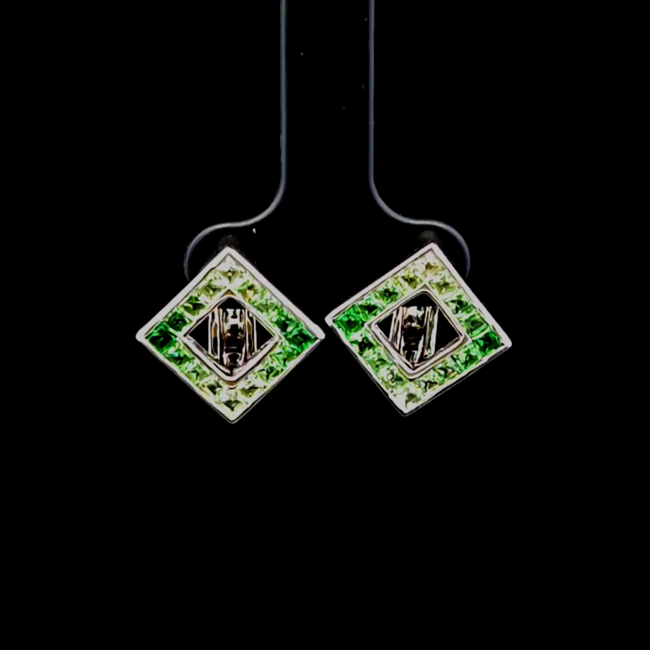 Tatiana Tsavorite Earrings