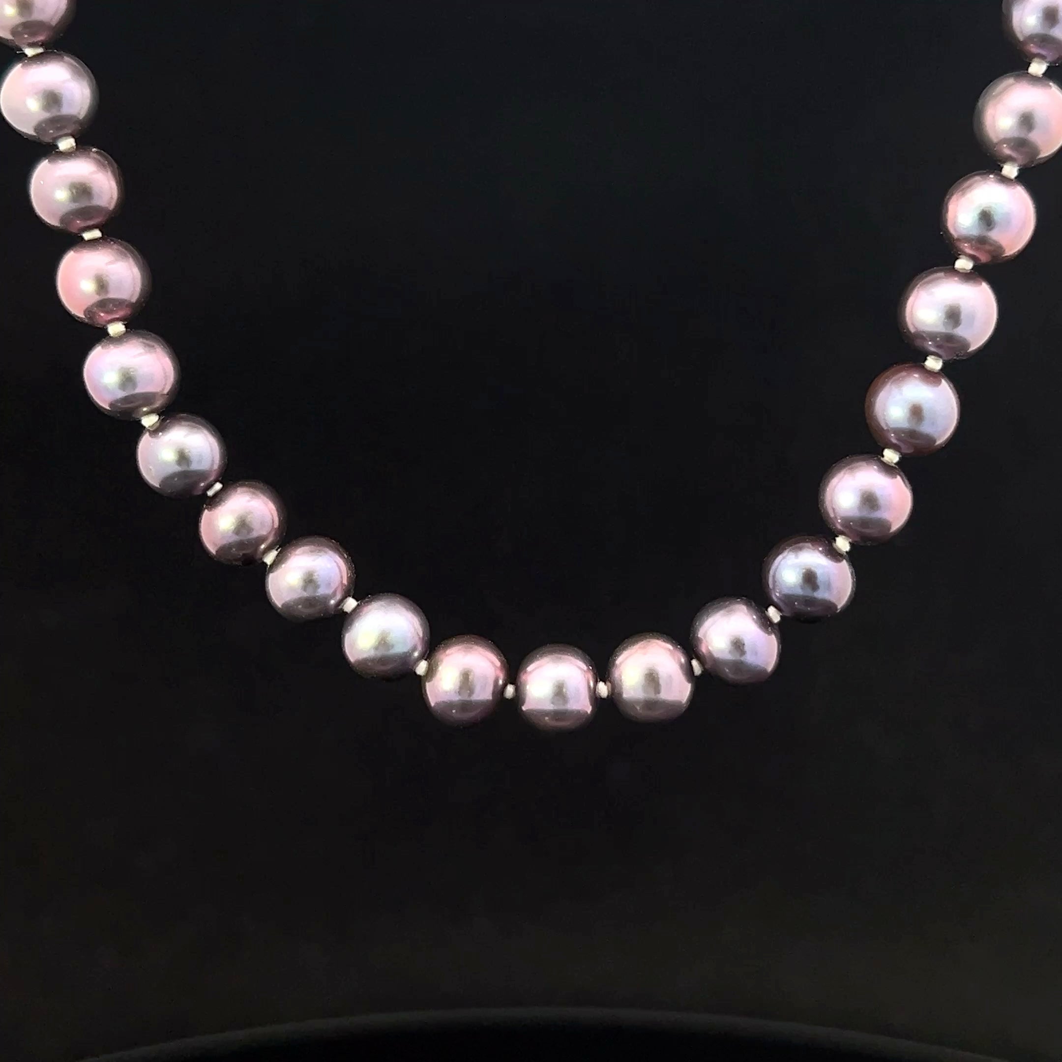 Sara 14K Yellow Gold 18" Peacock Pearl Necklace