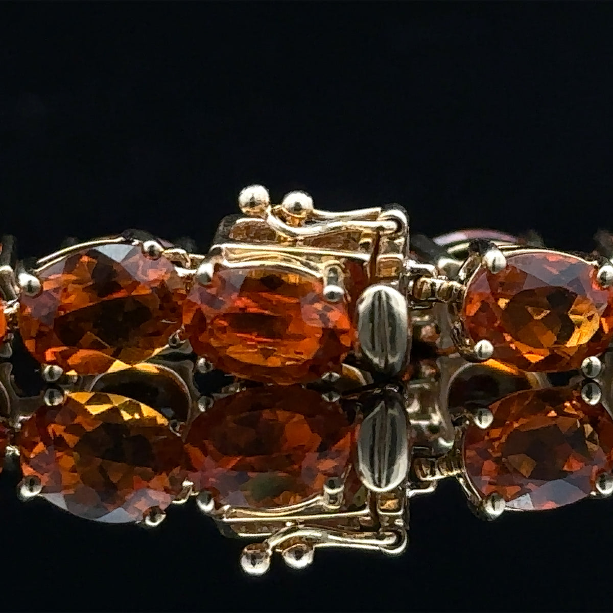 Destiny 14K Yellow Gold Madeira Citrine Oval Link Bracelet