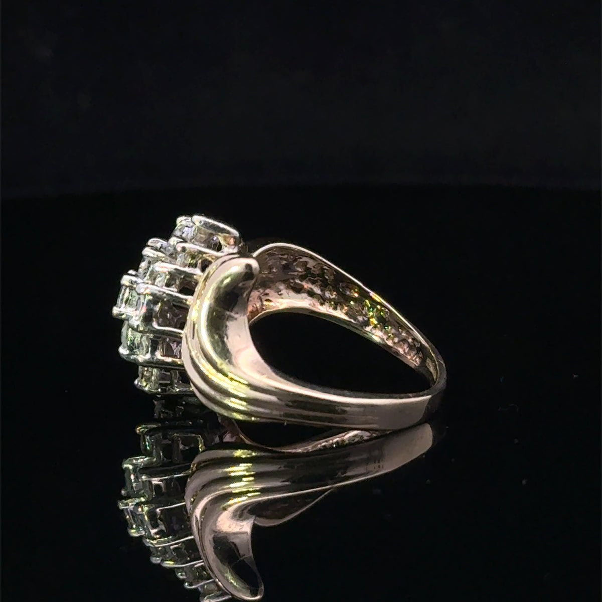 Dovie 14k Two-Tone Diamond Ring