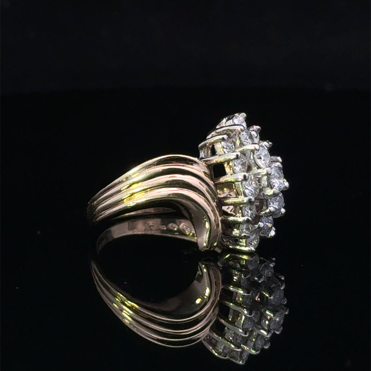 Dovie 14k Two-Tone Diamond Ring