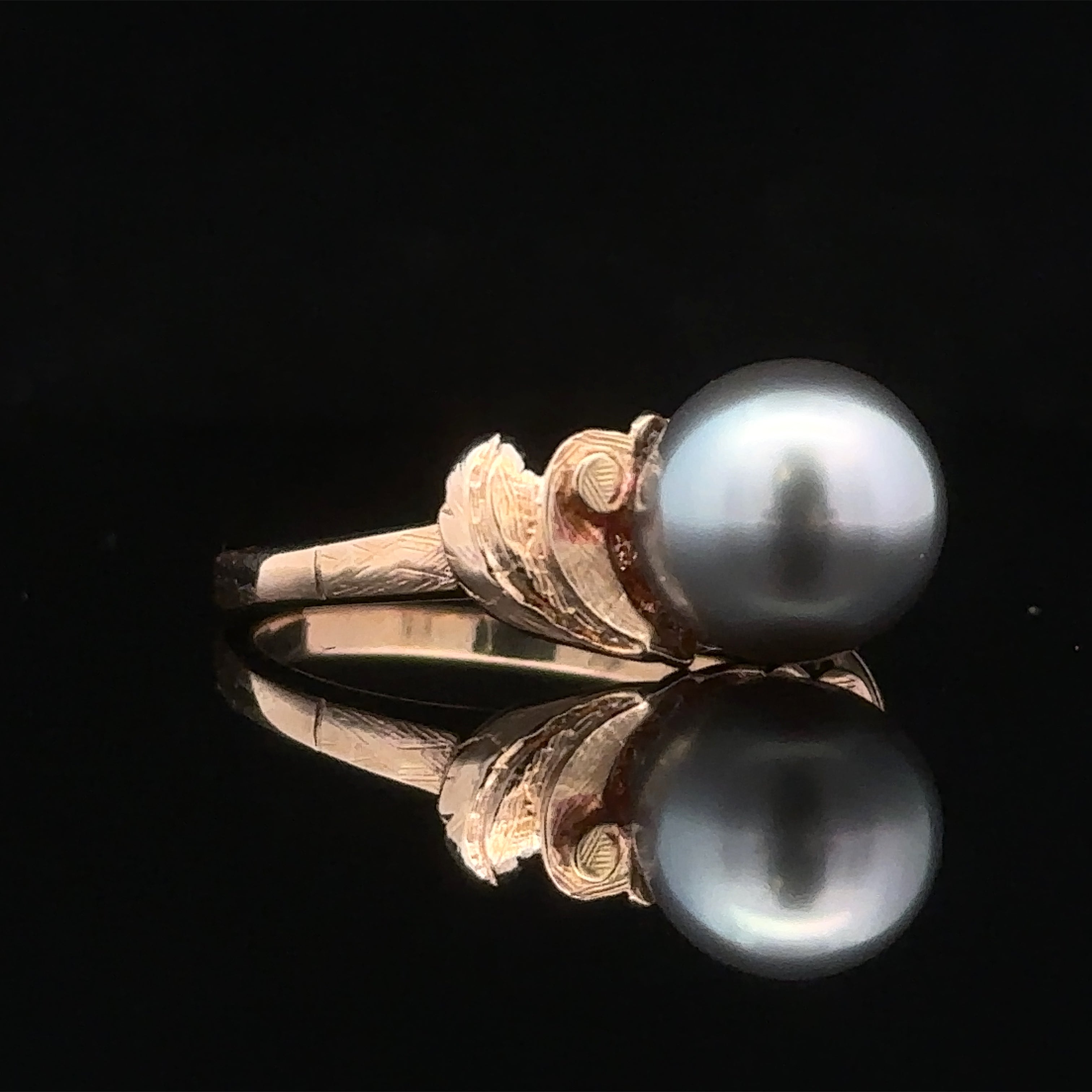 Julissa Vintage Tahitian Pearl Ring