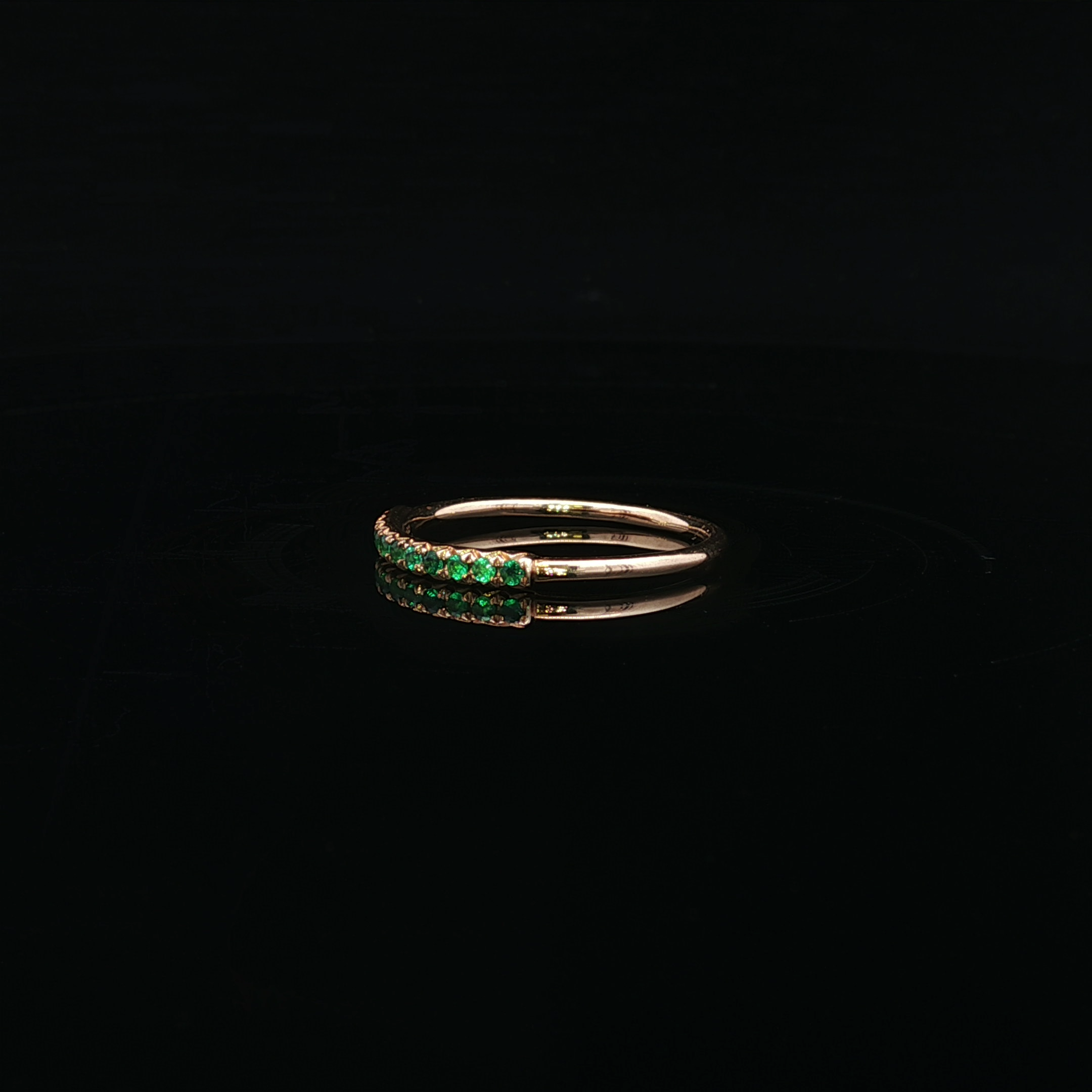 Magdalena 18KY Emerald Ring
