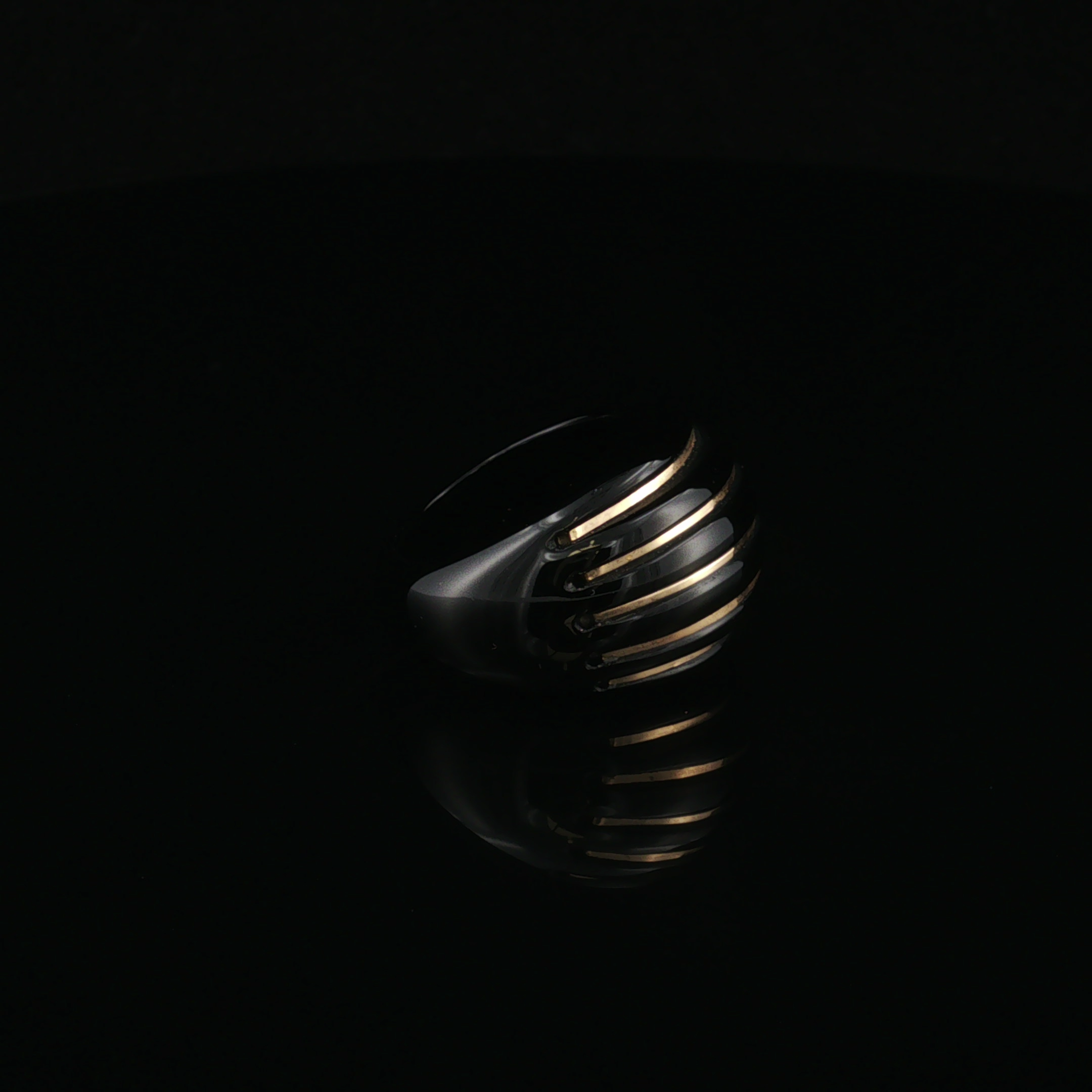 14KY Marceline Milor Italy Onyx Ring
