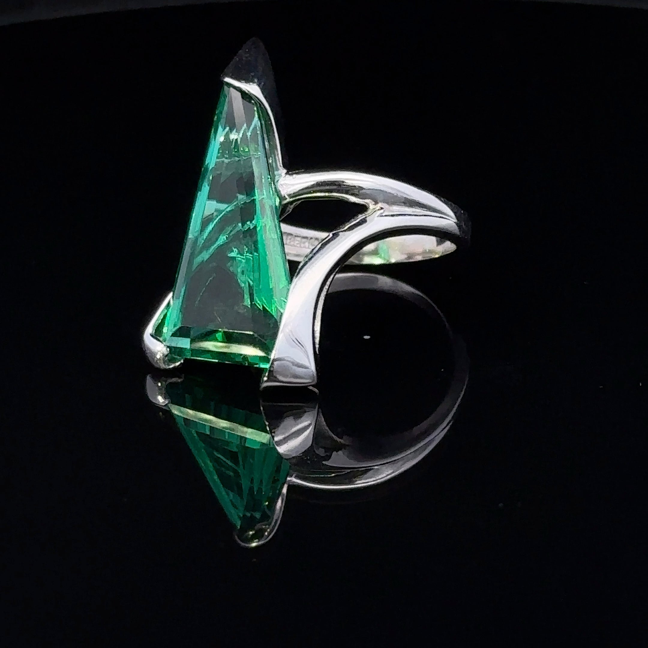 Mabel Green Glass Ring