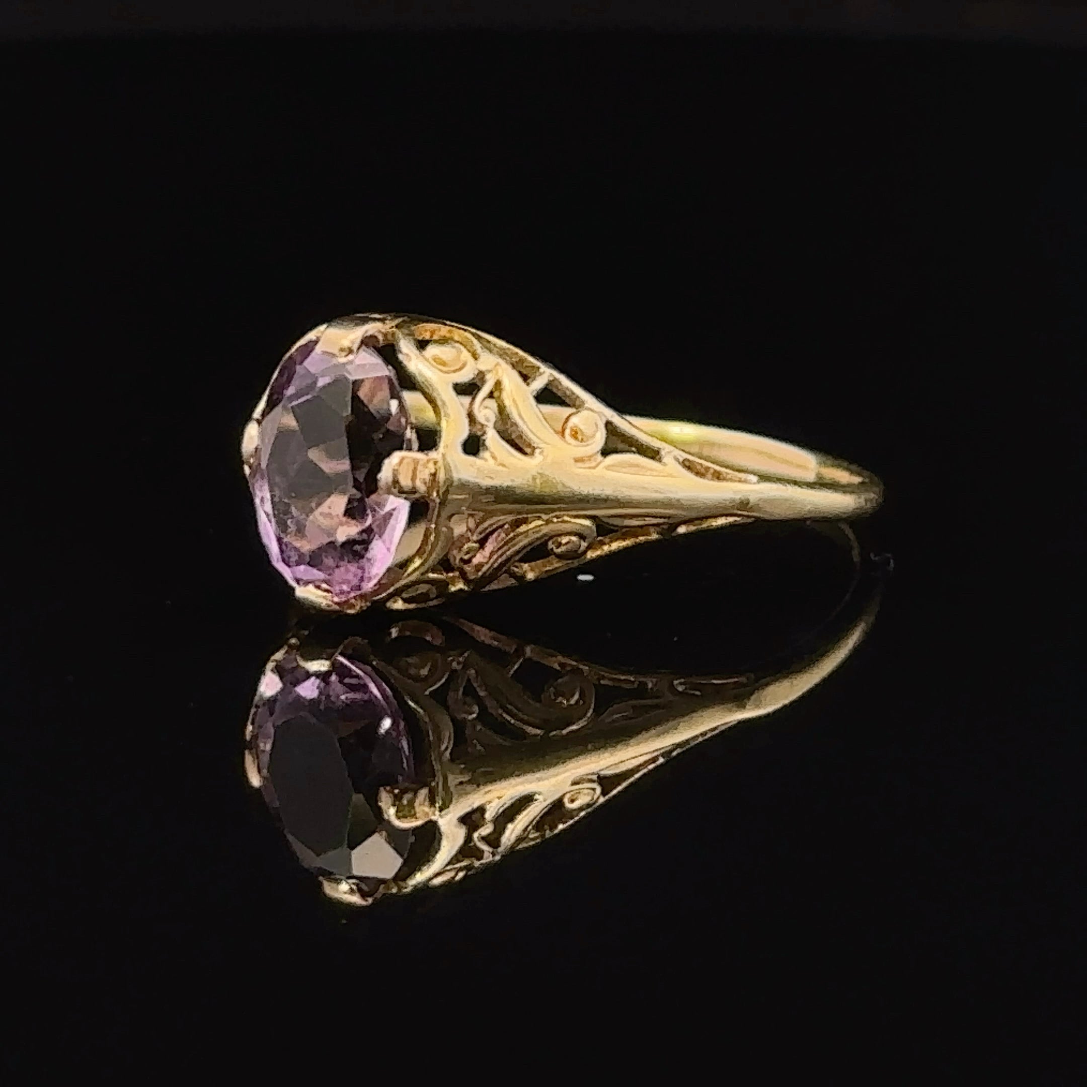 Johanna Amethyst Ring