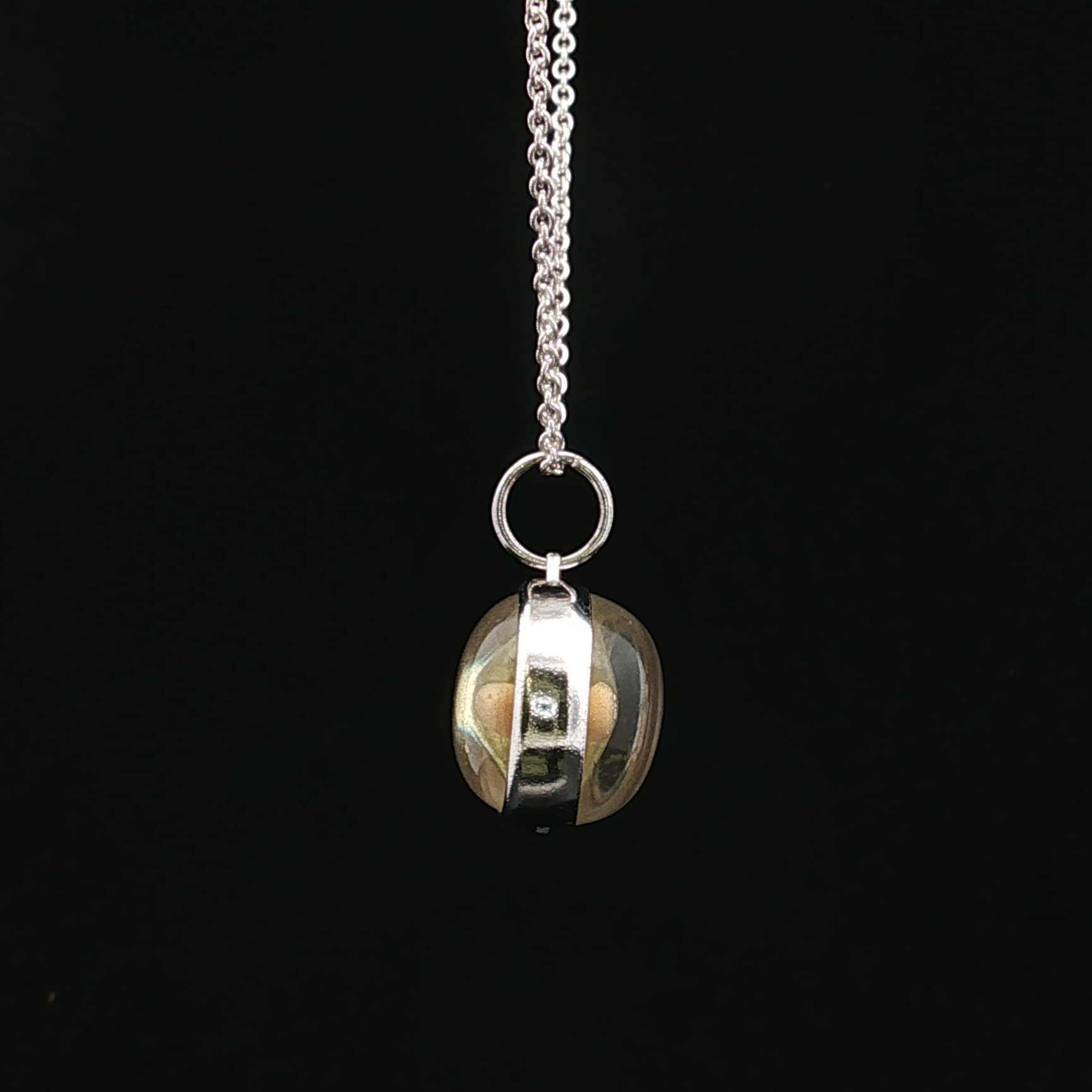 Sara Sterling Silver Mustard Seed Nature Necklace – 20"