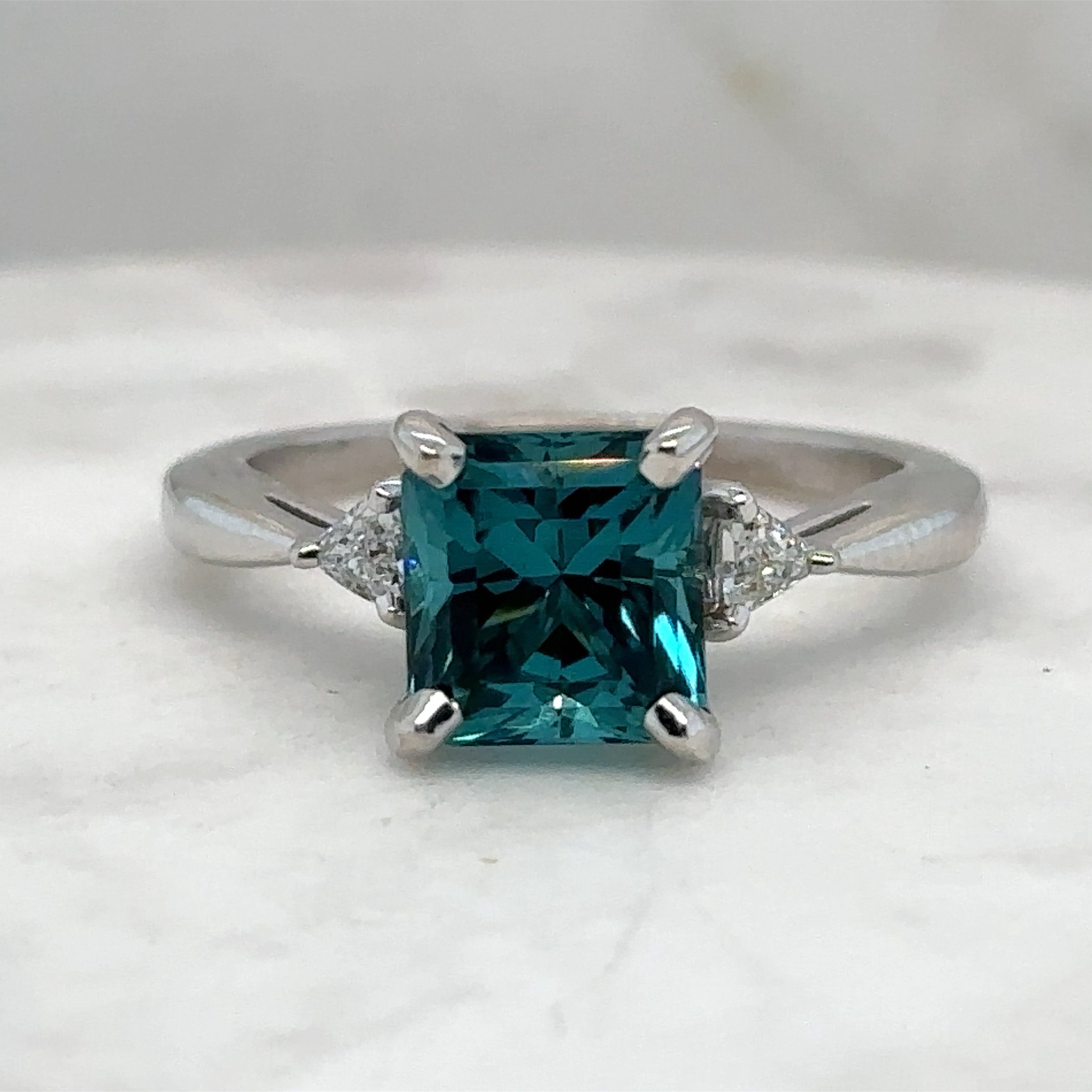 Blake Teal Tourmaline Ring