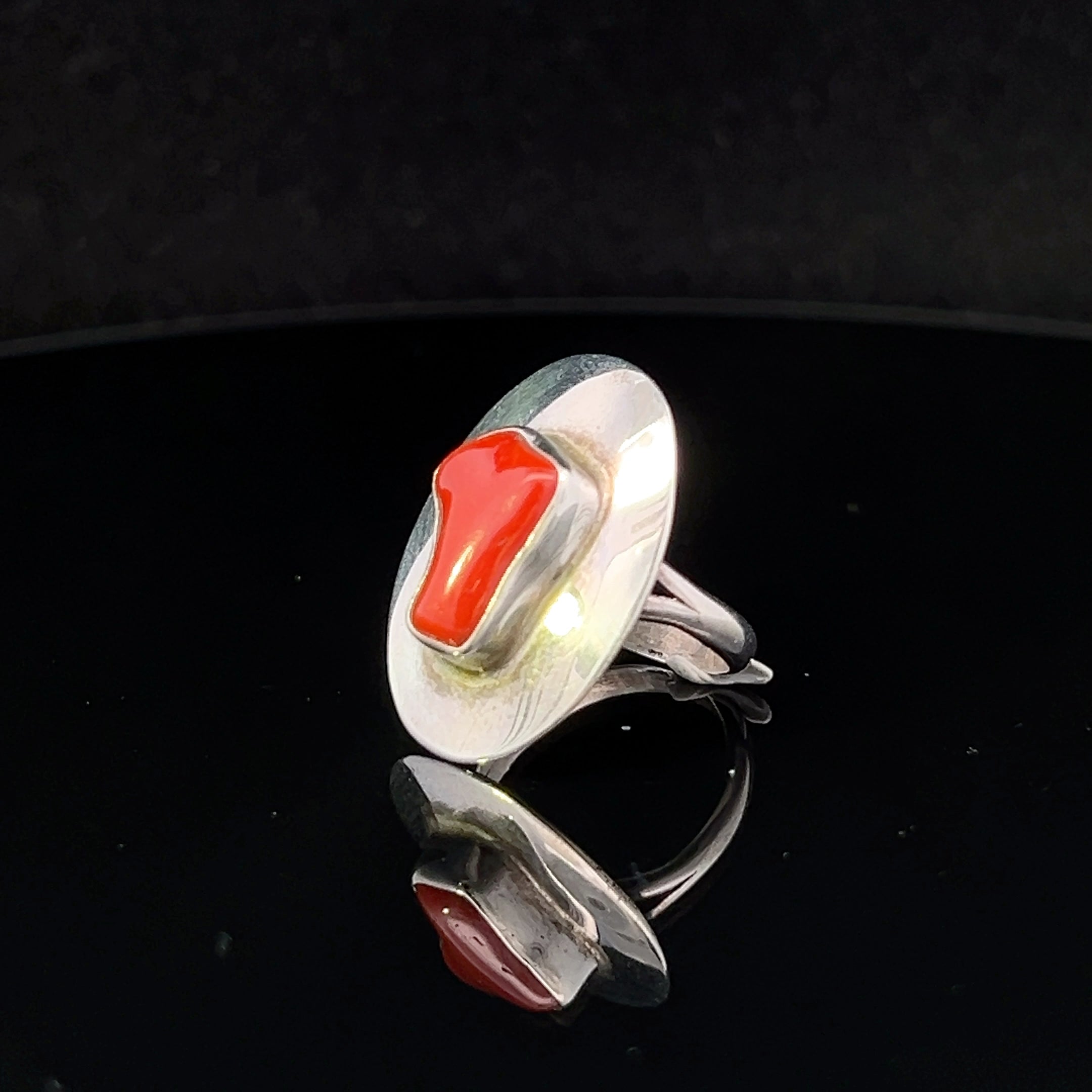 Cassidy S/S Coral Ring