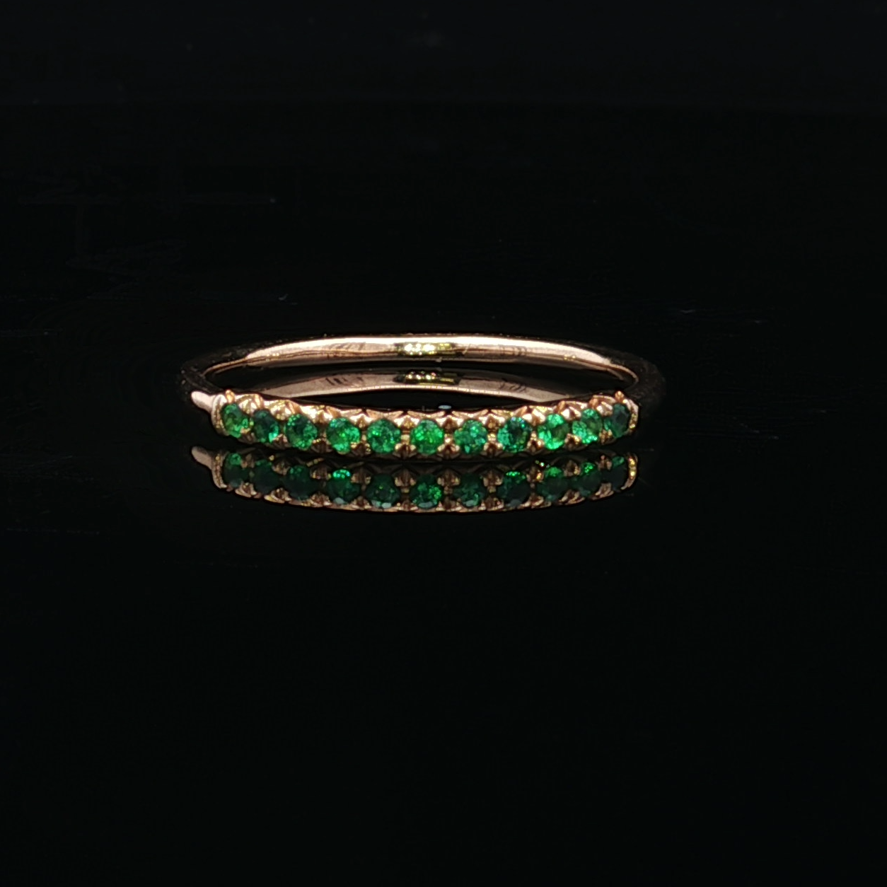 Magdalena 18KY Emerald Ring
