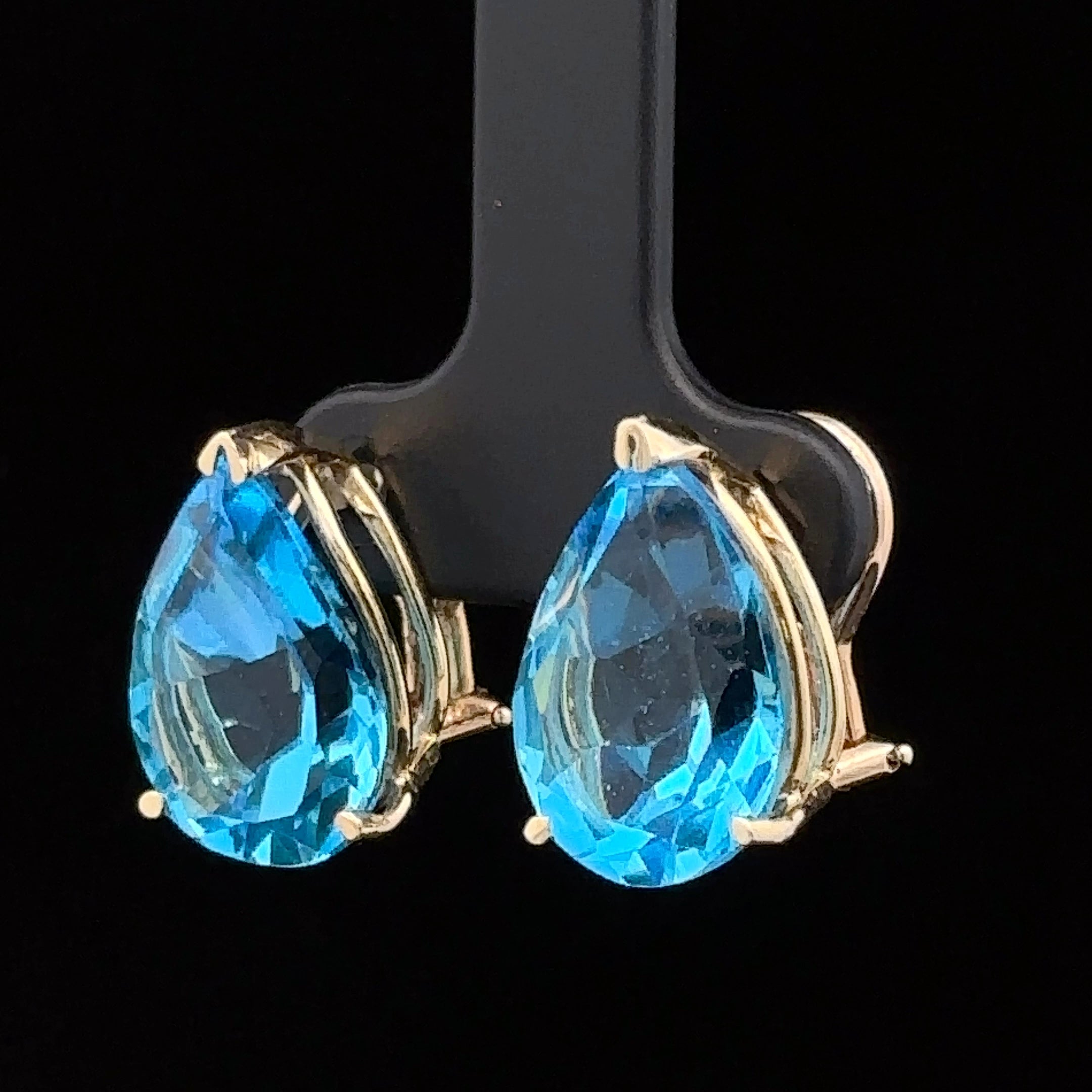 Jane Blue Topaz Earrings