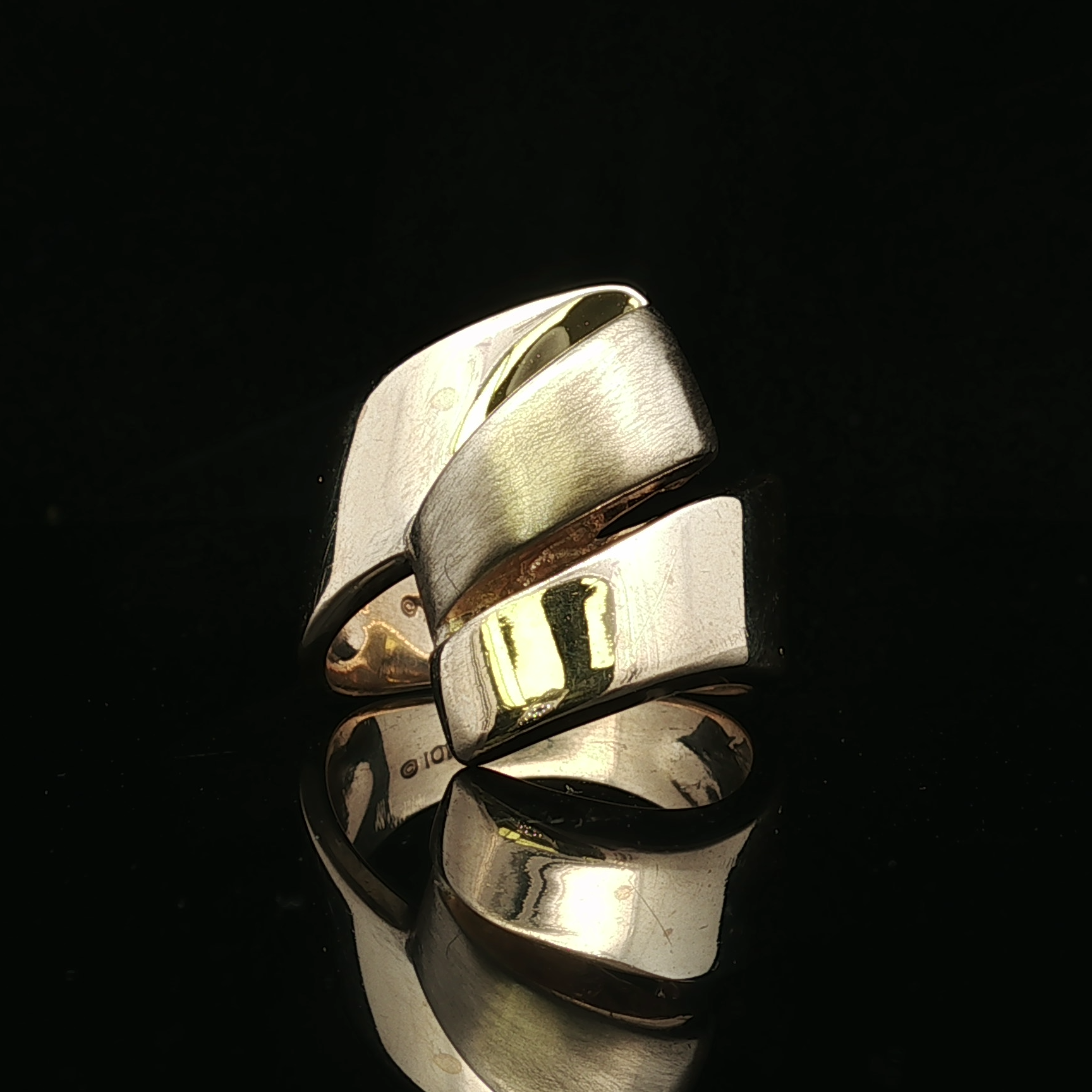 Josephine 10K Yellow Gold By-Pass Ring