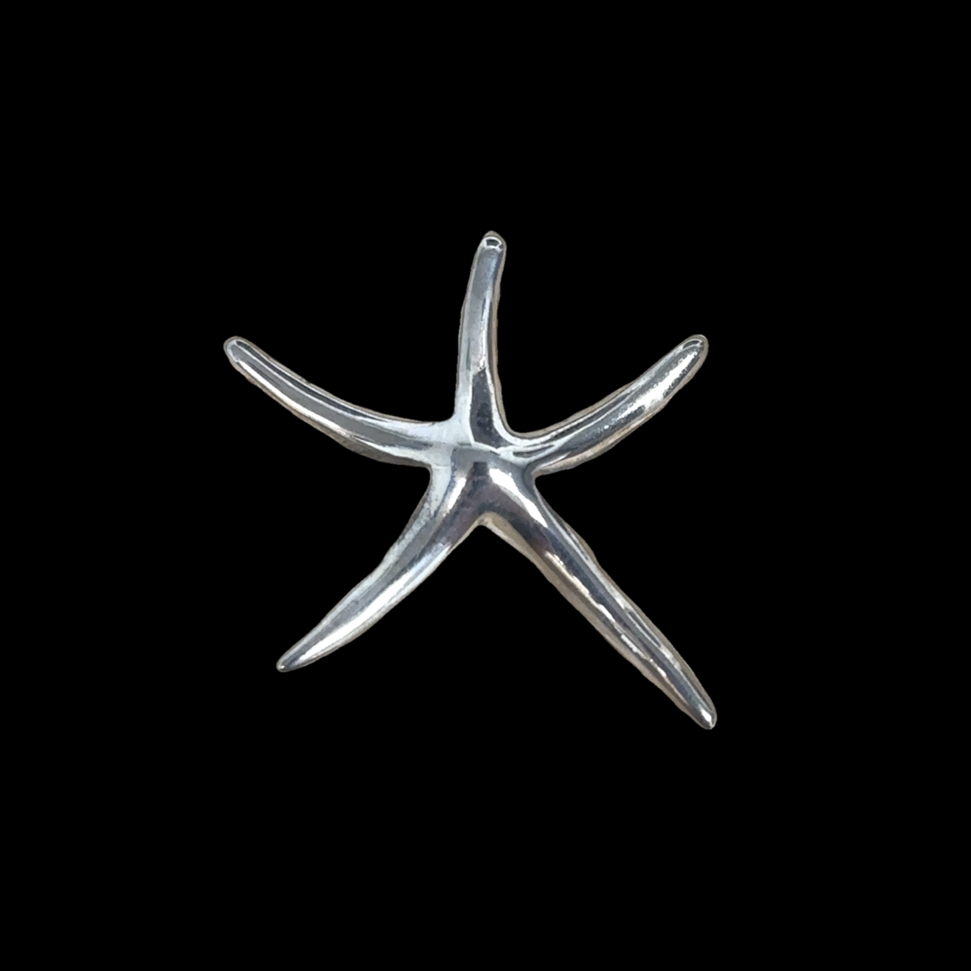 Elsa Peretti for Tiffany & Co. Silver Polished Starfish Charm, 1.5-Inch