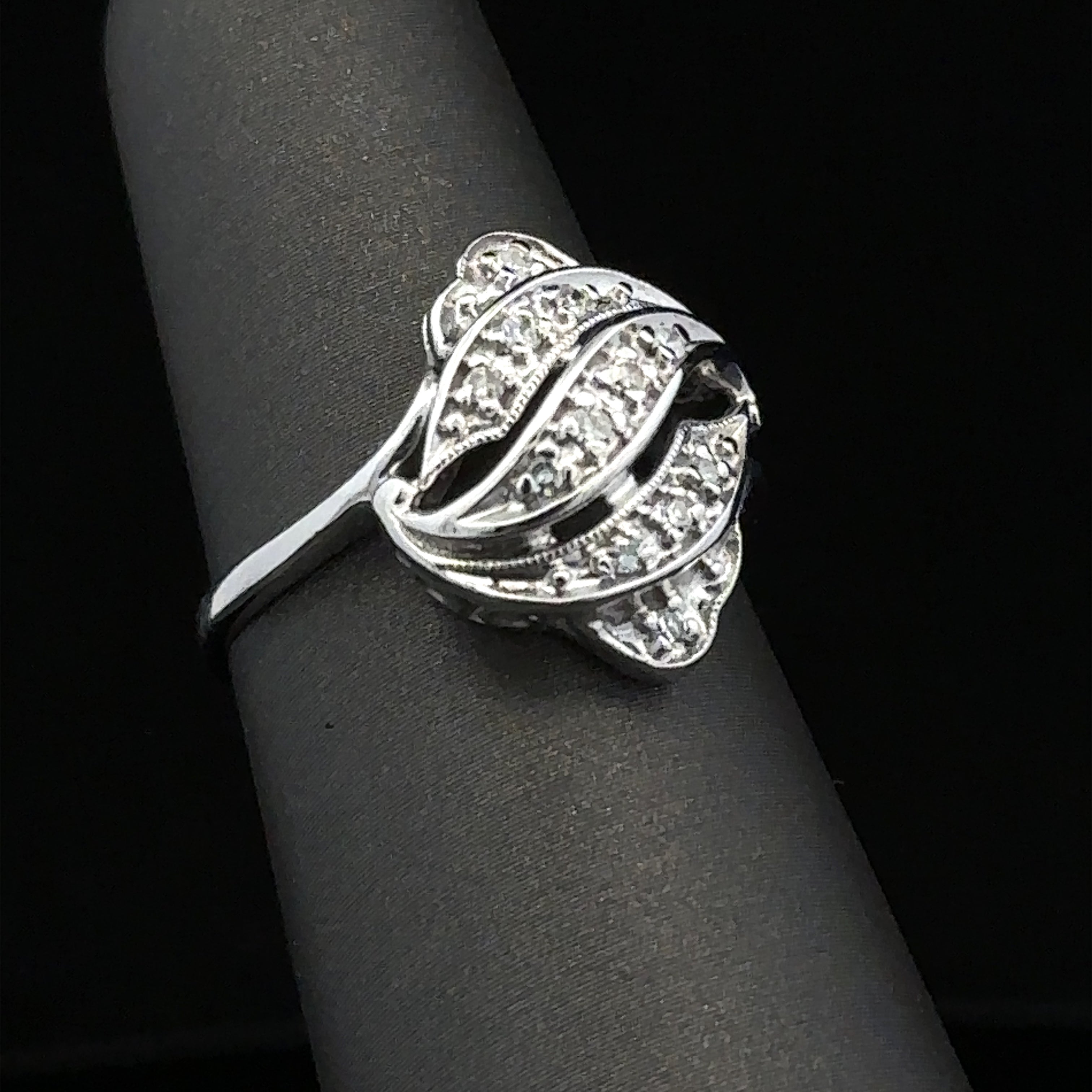 Zoe white gold ring