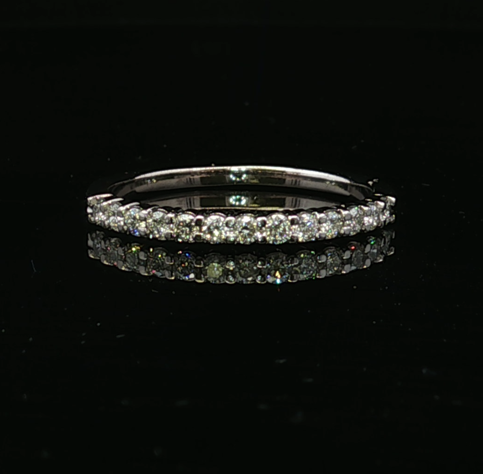 Andi 14K White Gold .26CTW Diamond Band