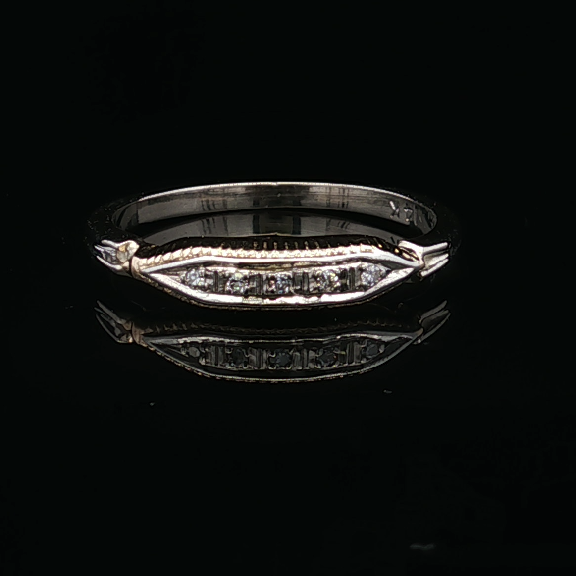 Maeve 14K Two Tone .025 CTW Diamond Band