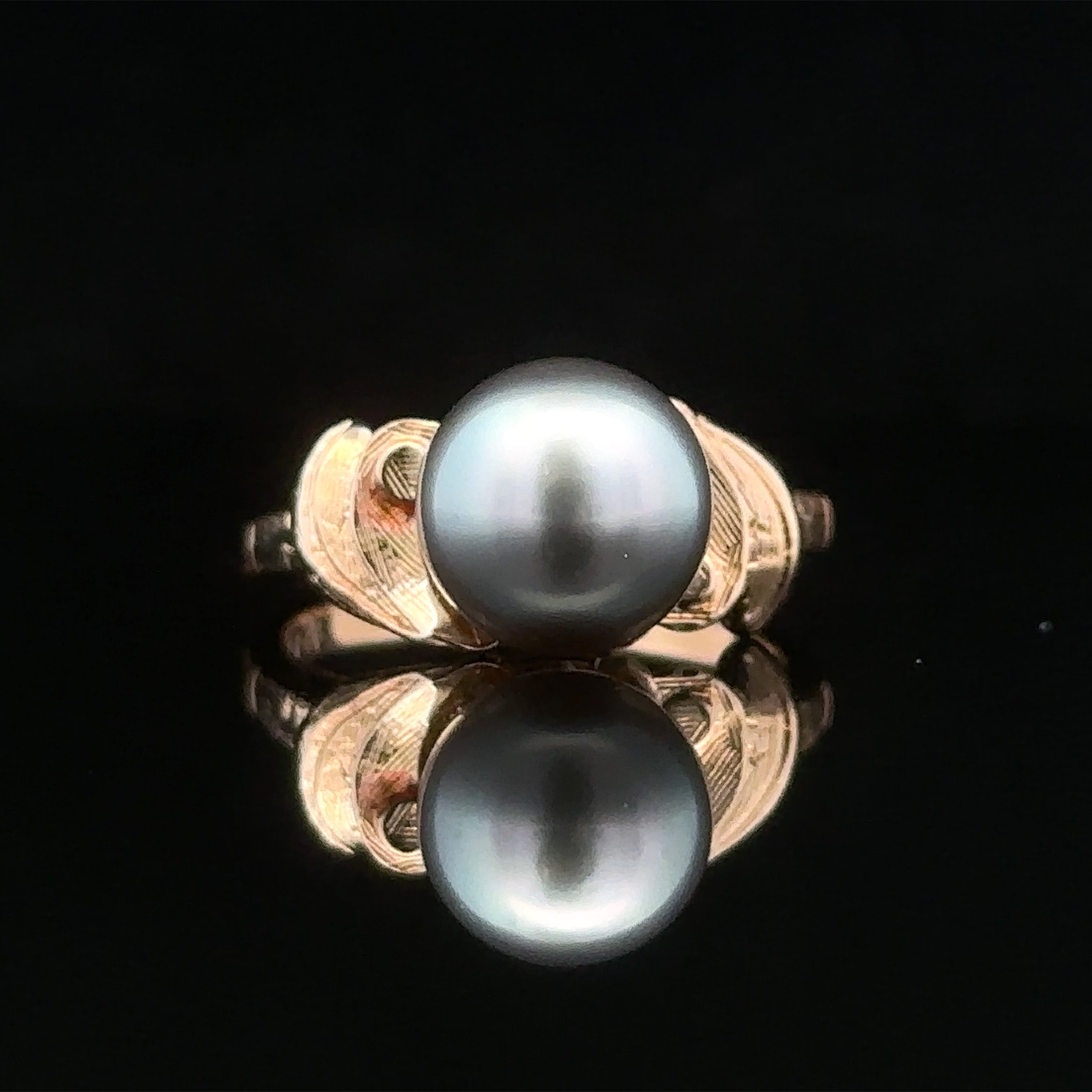 Julissa Vintage Tahitian Pearl Ring