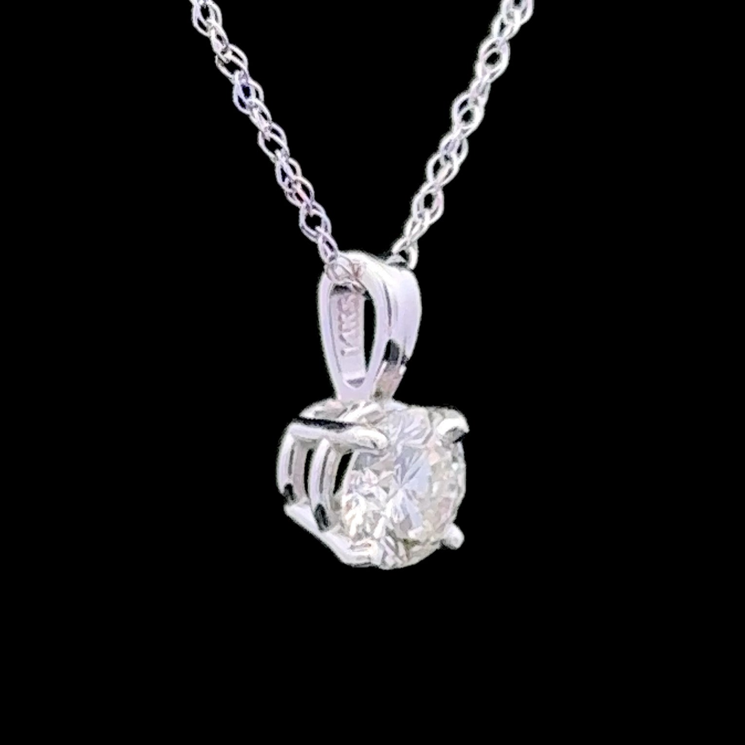 Bailee 14K White Gold Diamond Necklace