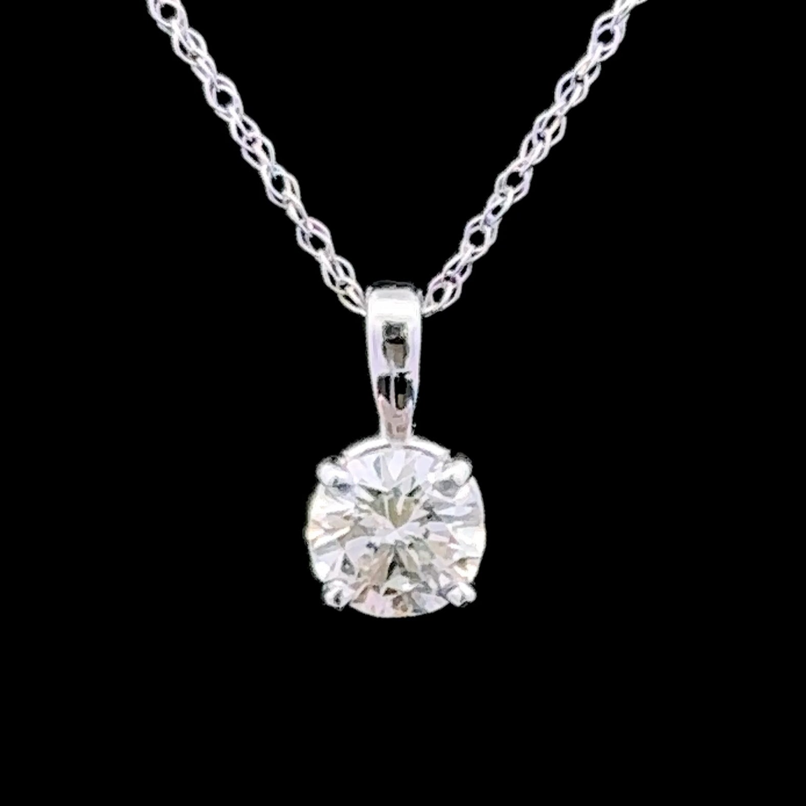 Bailee 14K White Gold Diamond Necklace